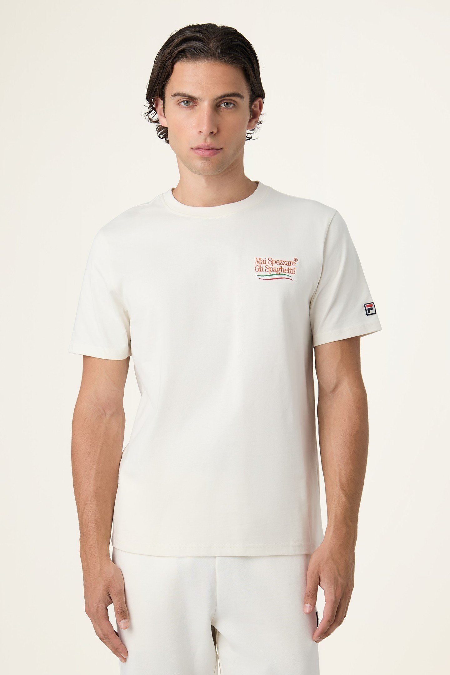 NAVIGLI PASTA REGULAR GRAPHIC T-SHIRT EGRET 1