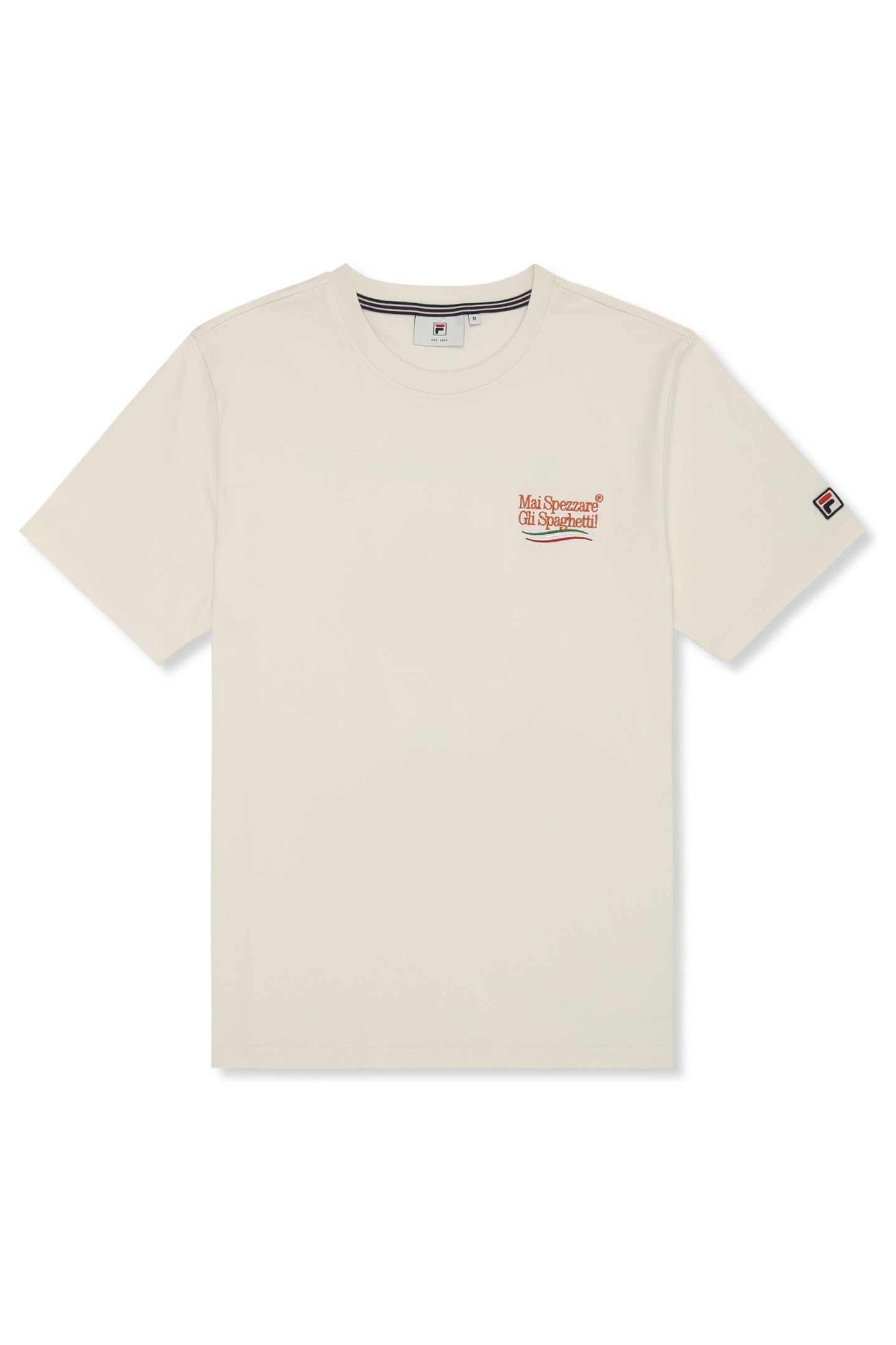 NAVIGLI PASTA REGULAR GRAPHIC T-SHIRT EGRET 5