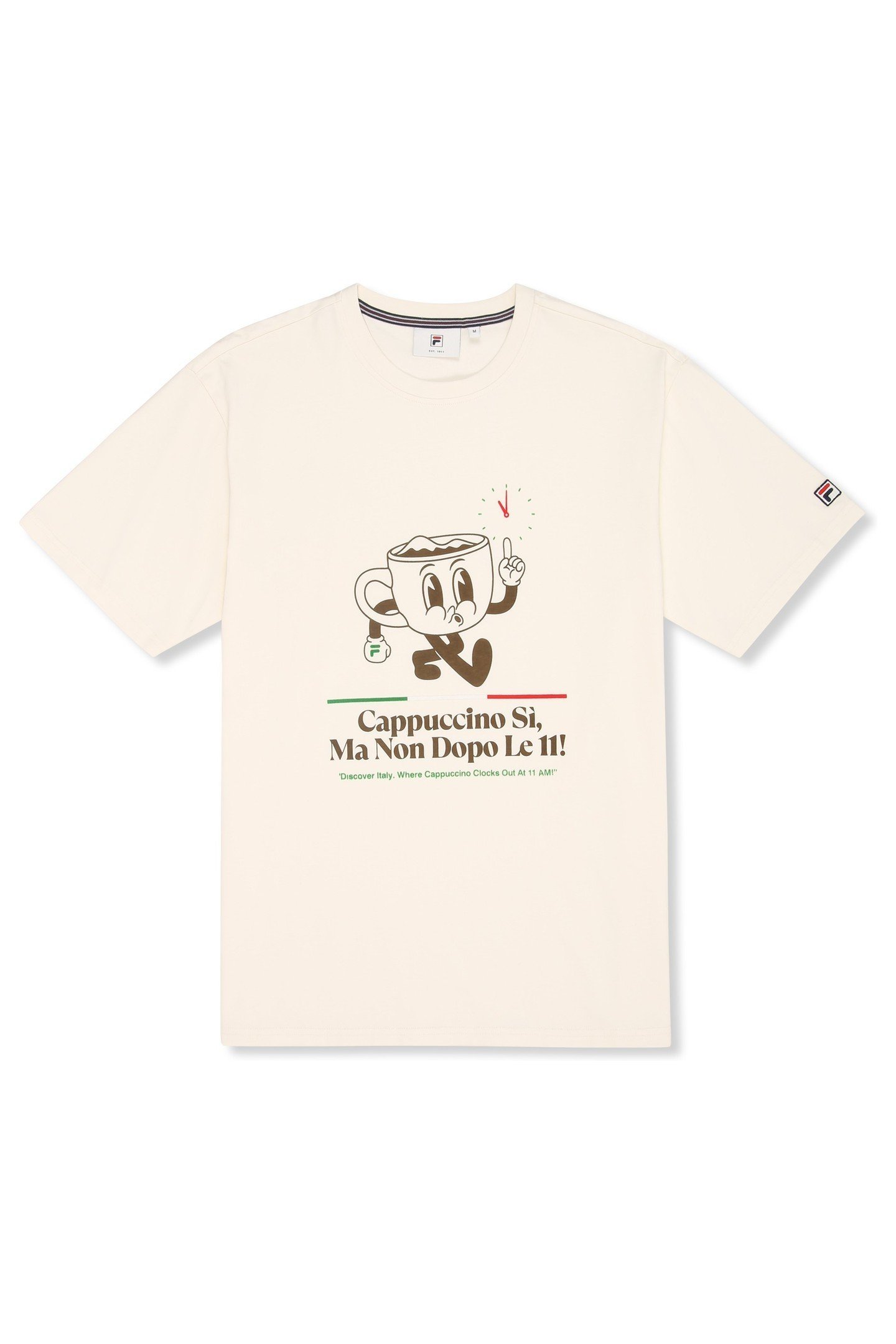 NAVIGLI CAFFÉ RELAXED GRAPHIC T-SHIRT EGRET 6