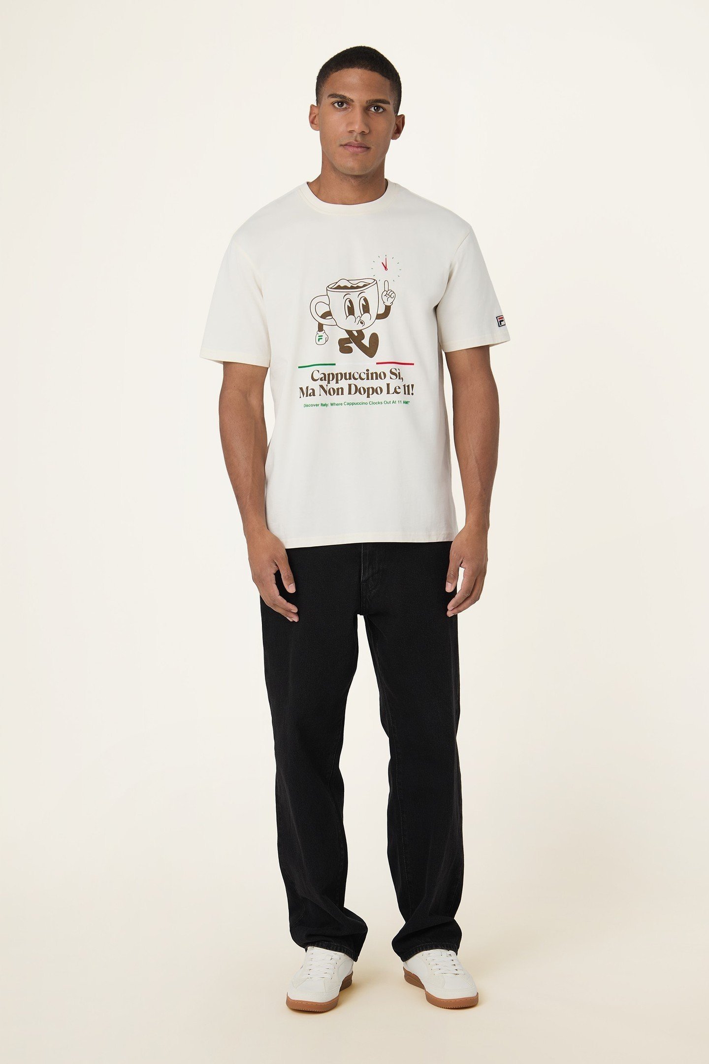 NAVIGLI CAFFÉ RELAXED GRAPHIC T-SHIRT EGRET 3