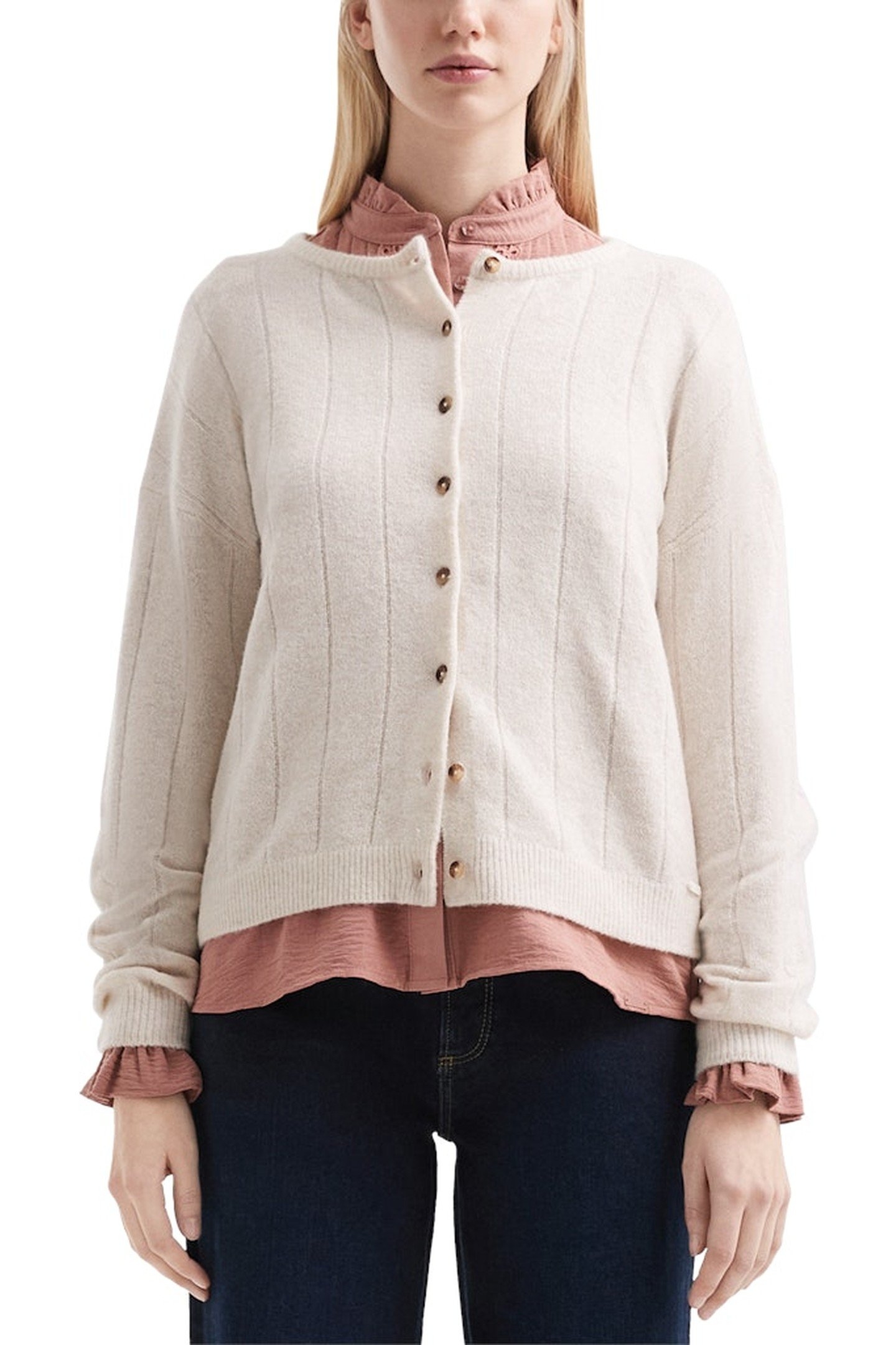 S.OLIVER-QS CARDIGAN OFFWHITE 2