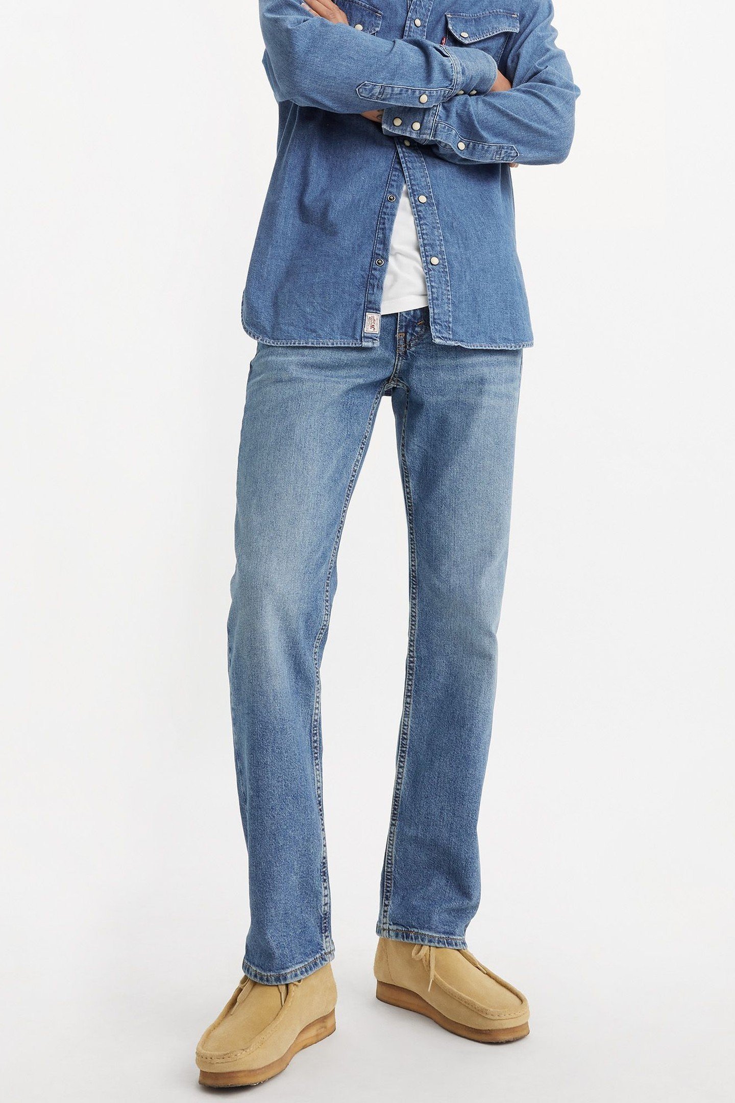 514™ STRAIGHT JEANS MED INDIGO 5