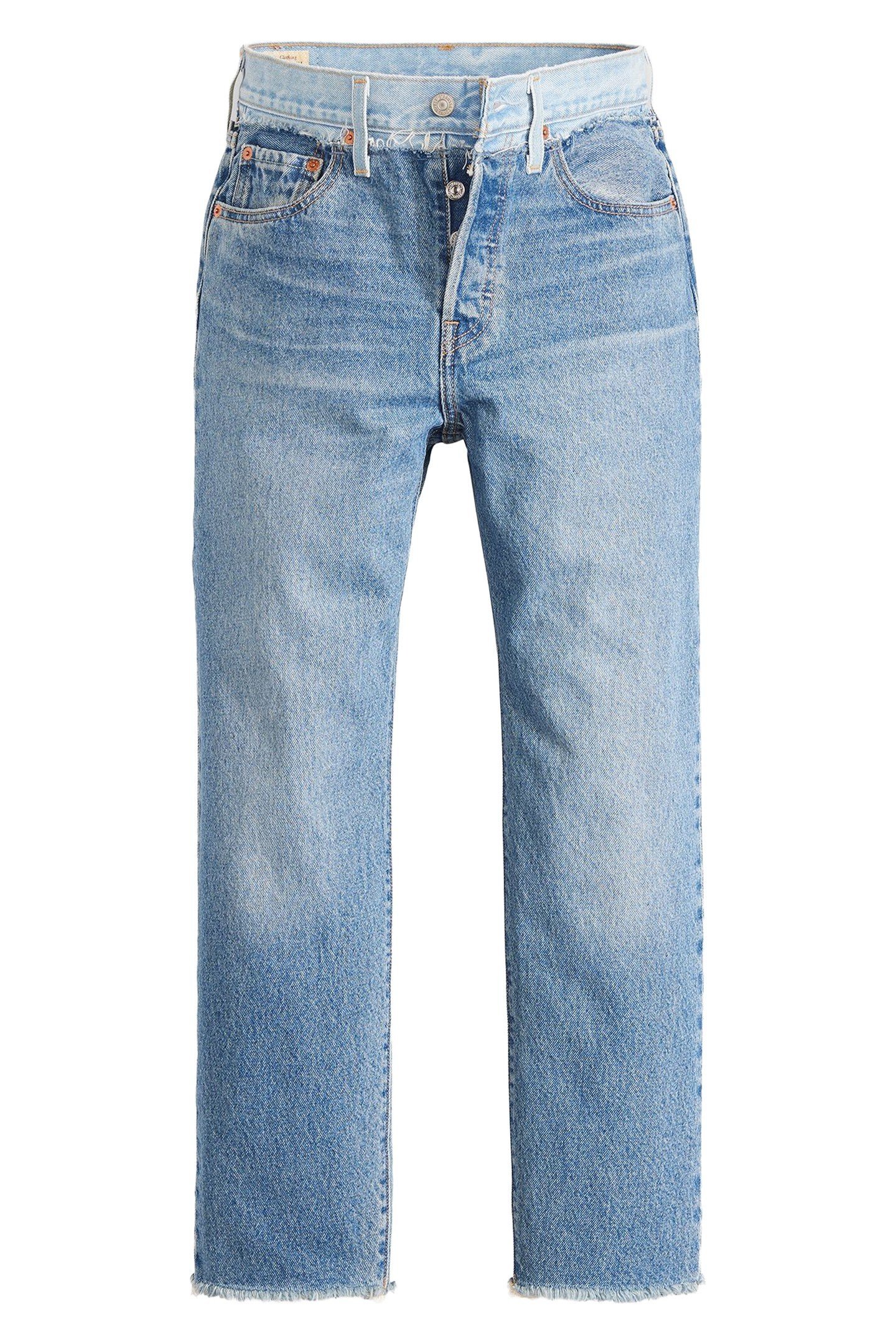 501® ORIGINAL SPLIT CROPPED JEANS MED INDIGO 5