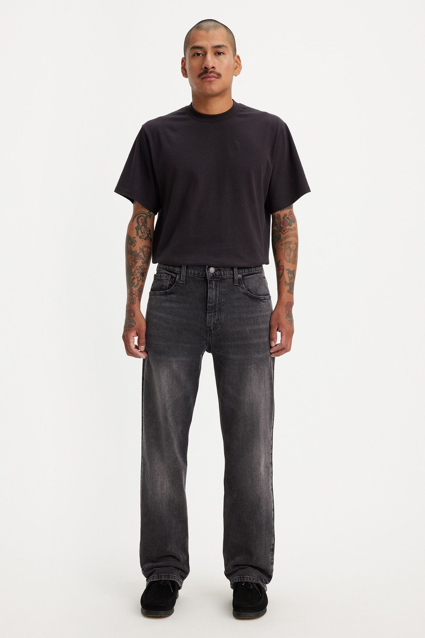 569™ LOOSE STRAIGHT JEANS BLACK 1