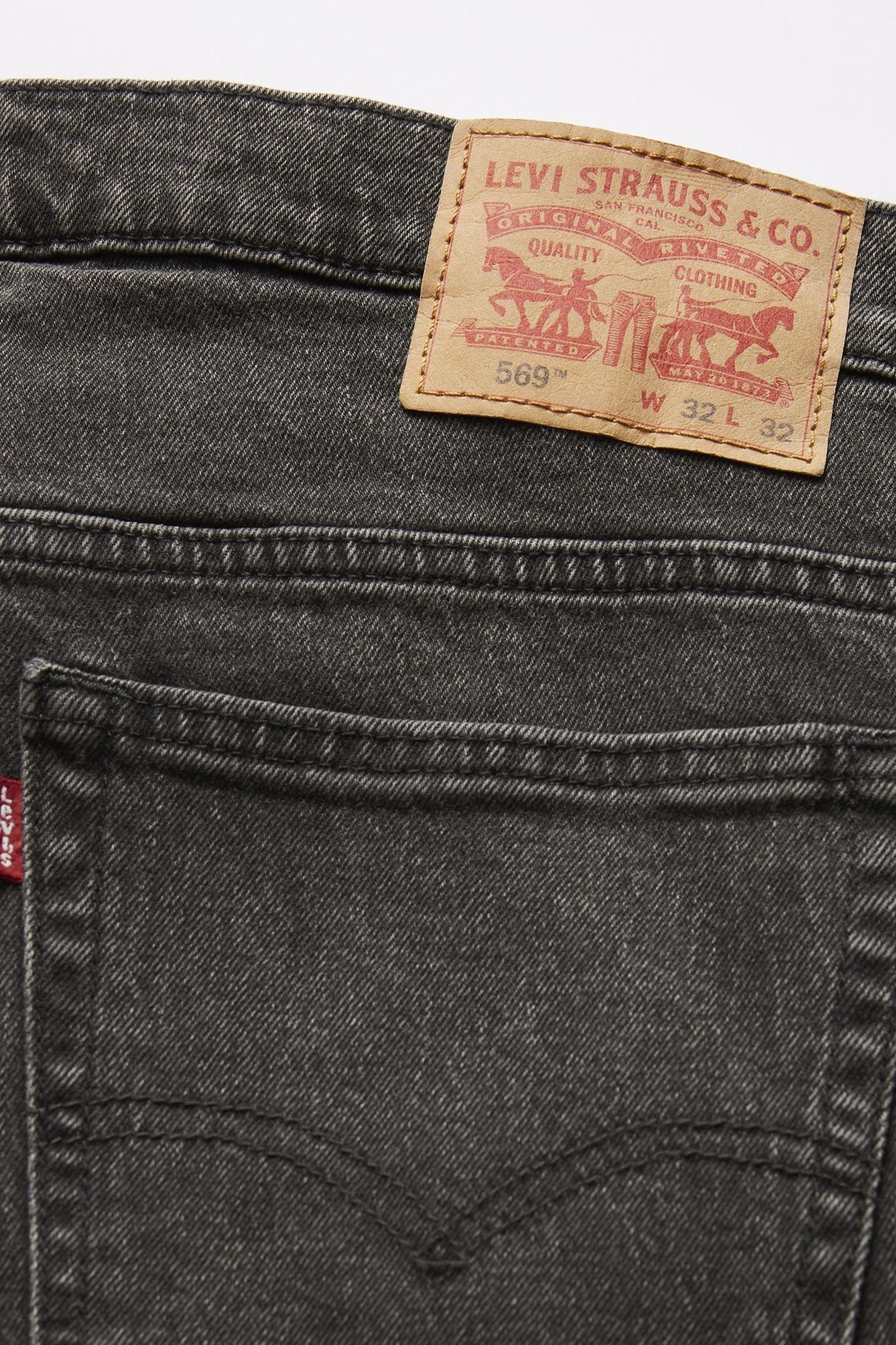 569™ LOOSE STRAIGHT JEANS BLACK 5
