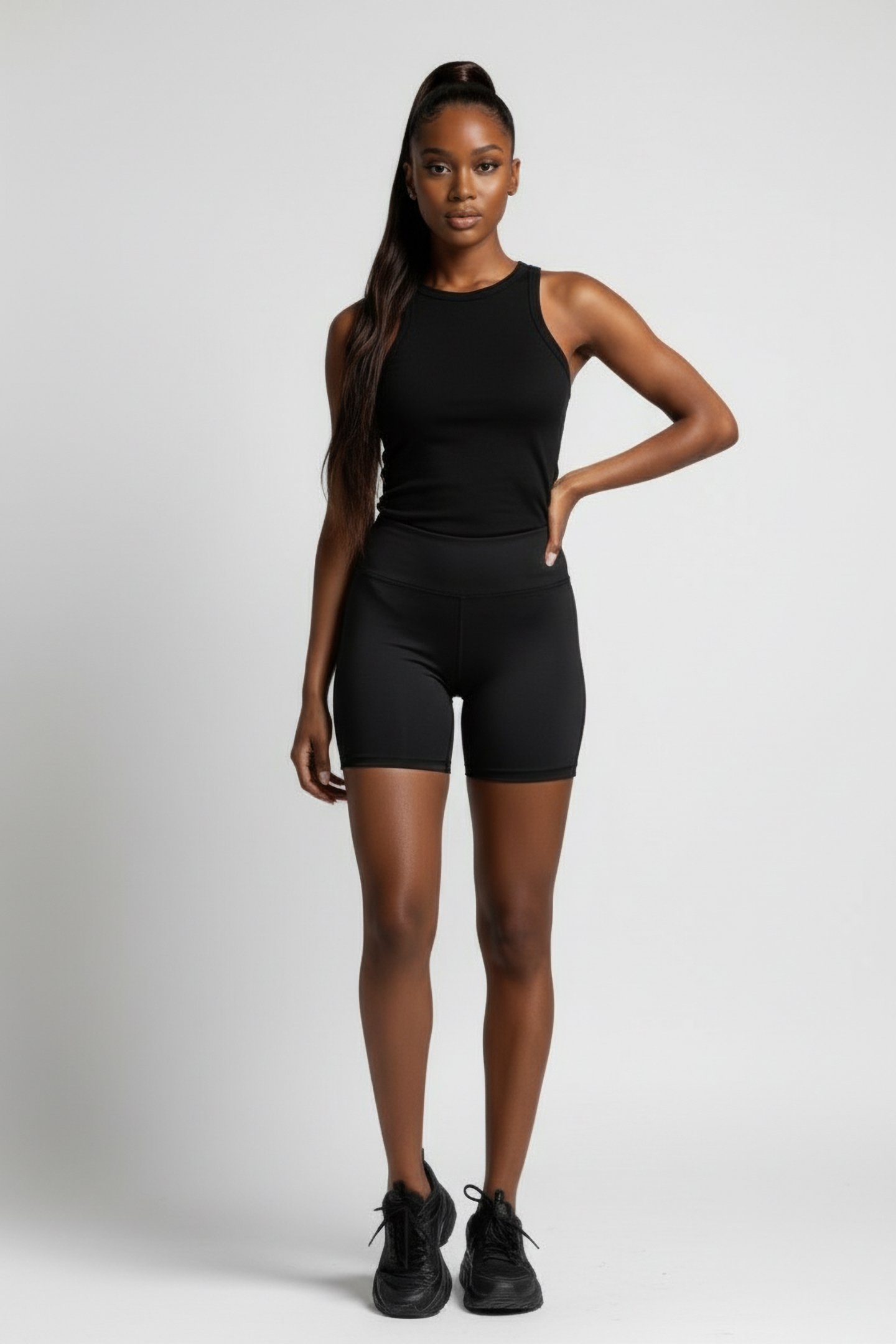 RACE TIGHTS BLACK | SHADOW 1