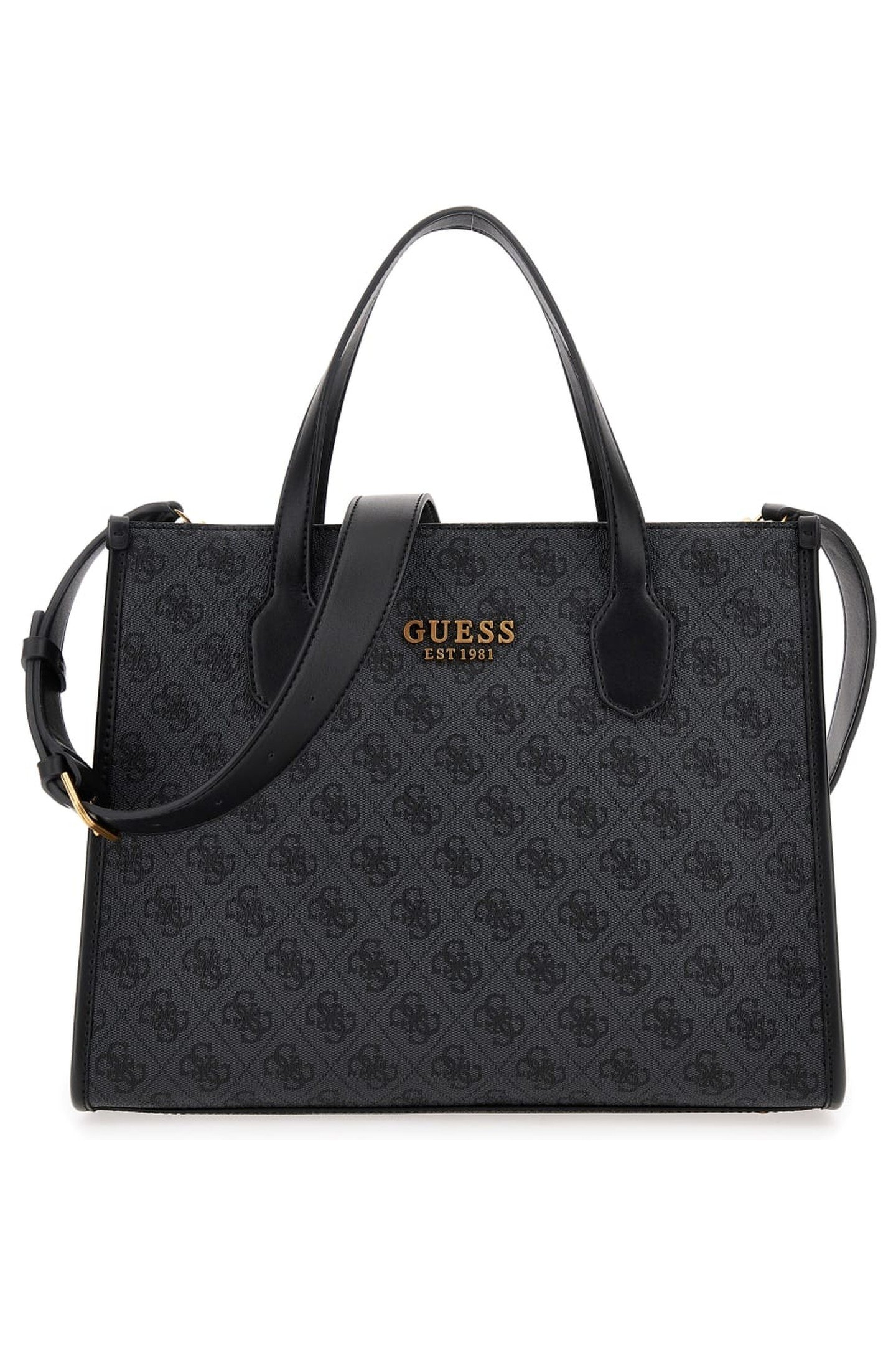 IZZY STATUS SATCHEL COAL LOGO 2