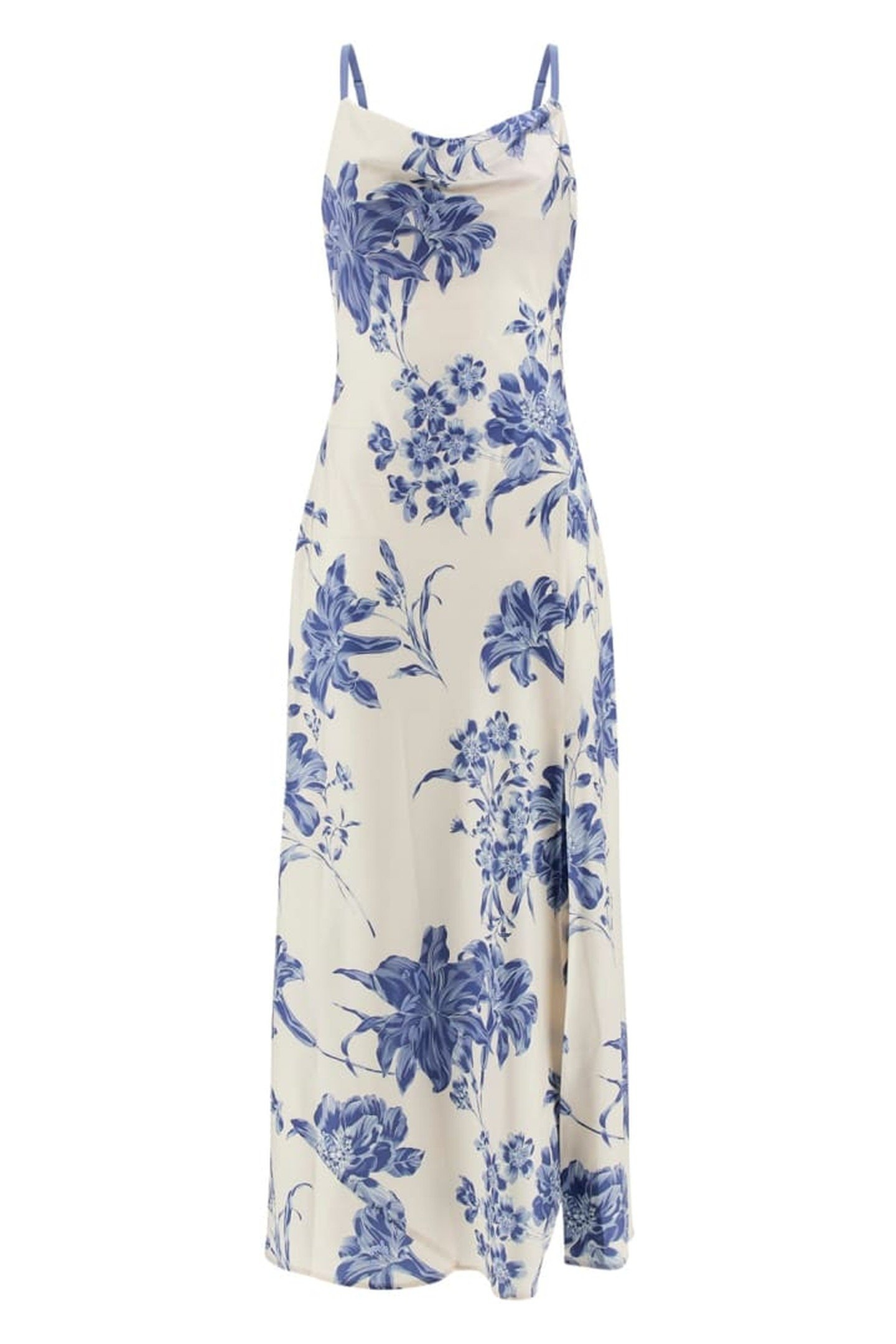 ADÈLE LACE NECKLINE DREAMING LILIES PRIN 6