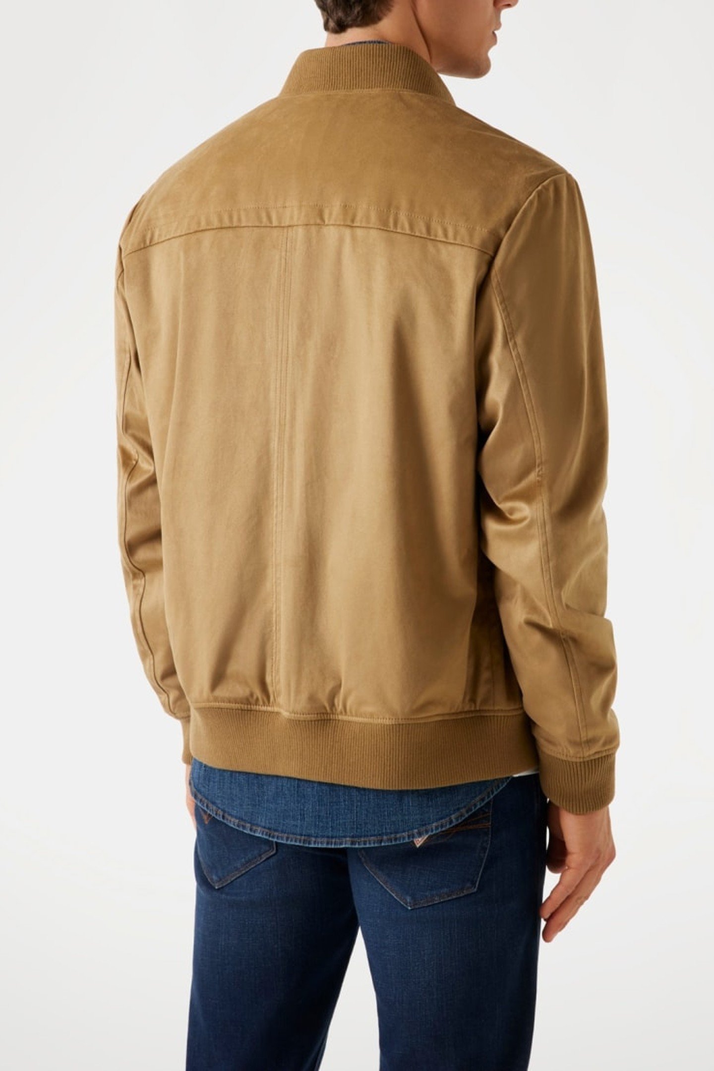 SUEDE BOMBER KHAKI RIVER 2