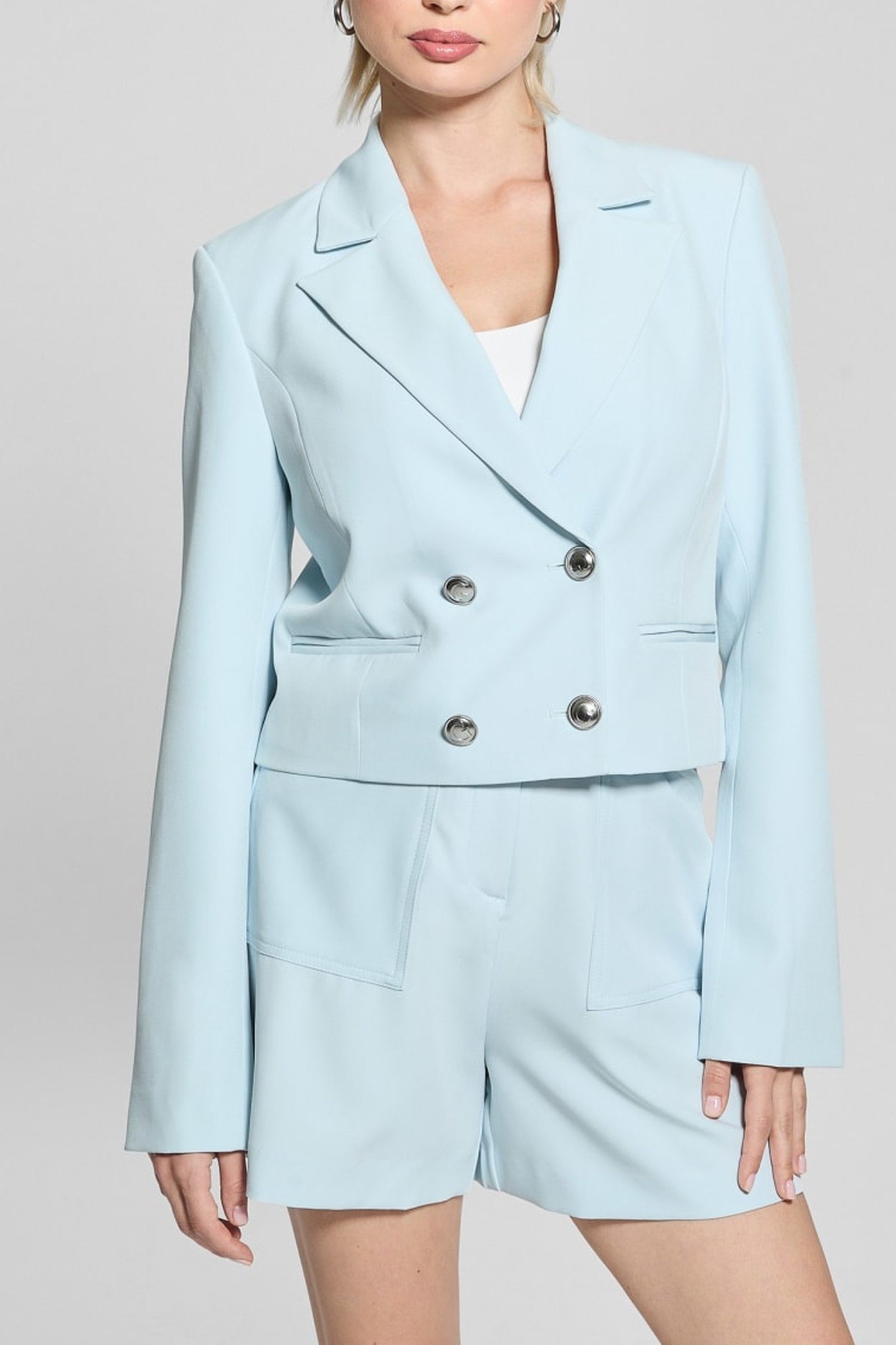 ANDREE CROP BLAZER SKY HIGH 5