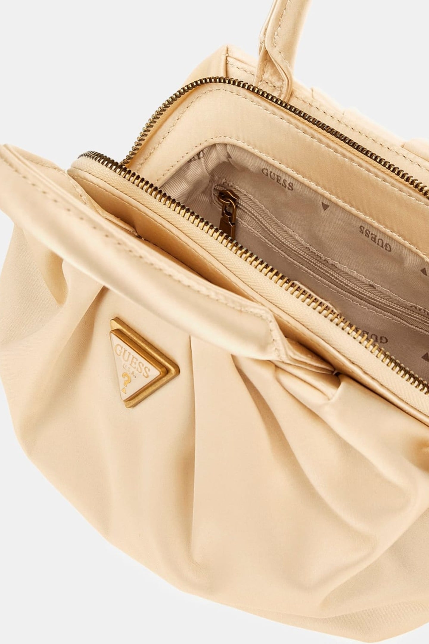 MARCIANO BY GUESS TORI TOP ZIP SHOULDE IVORY 7