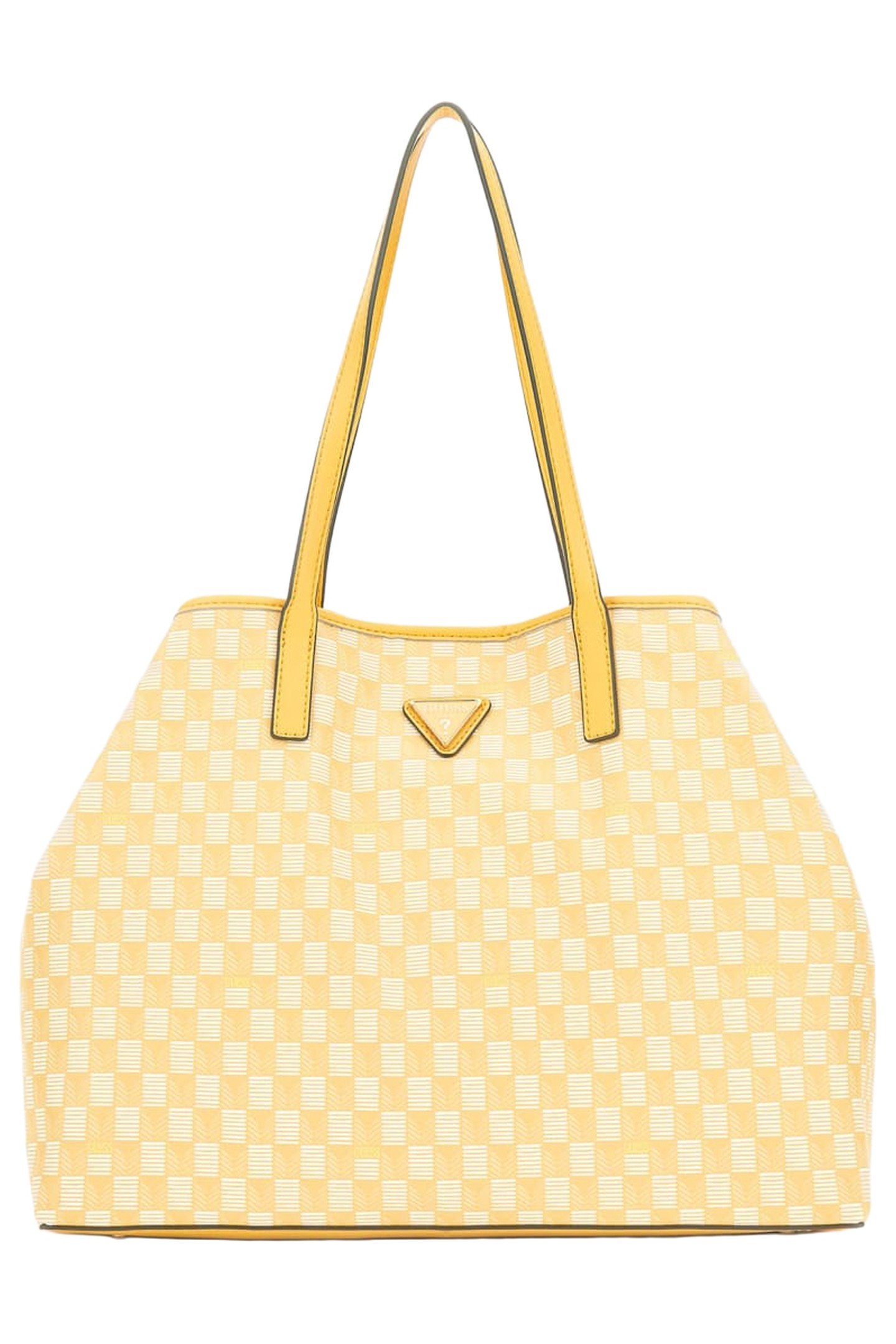 VIKKY II LARGE TOTE YELLOW LOGO 2