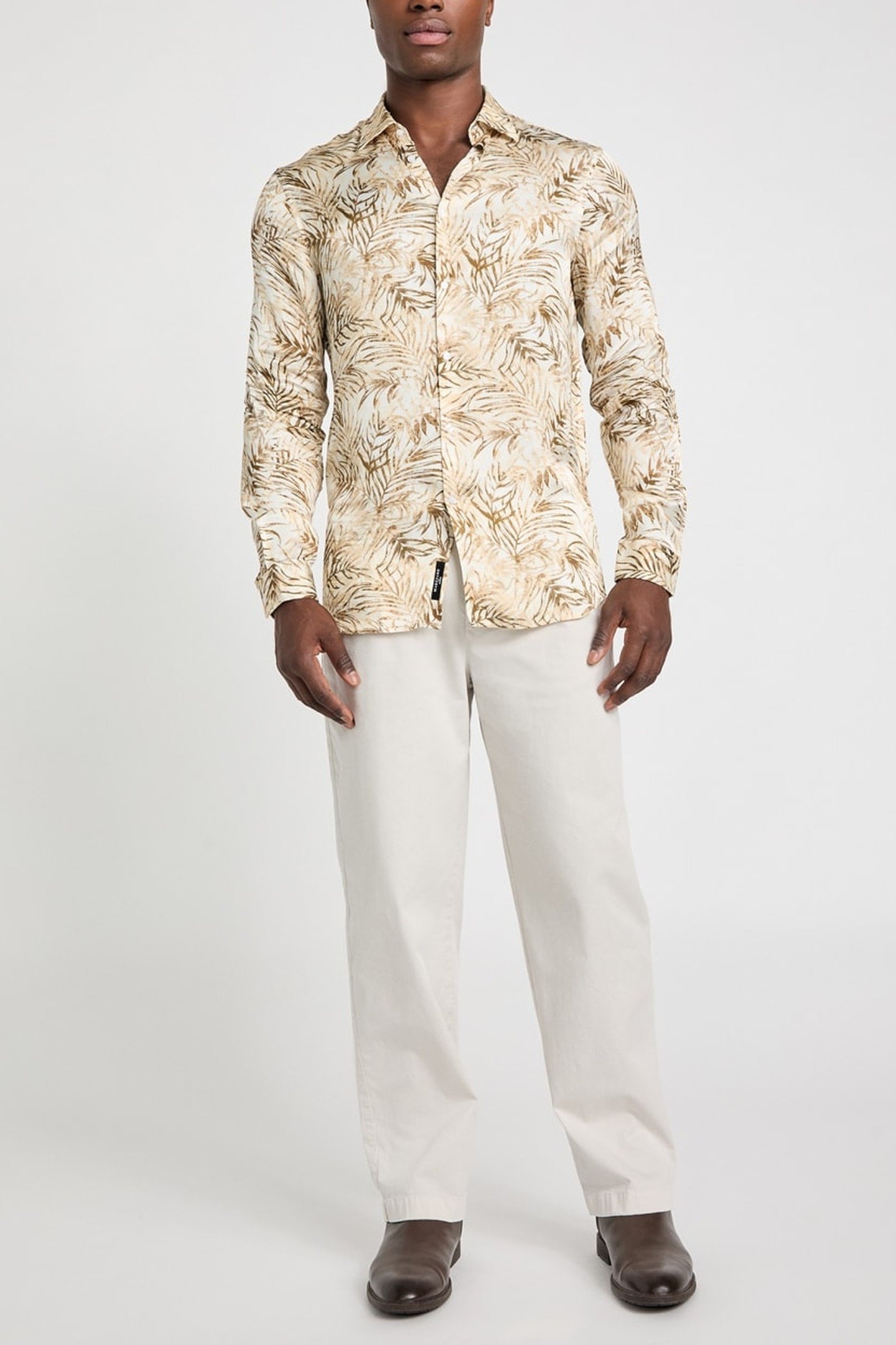 BENNY NEW COLLAR PAU ECRU SAND FOLIAGE PR 2