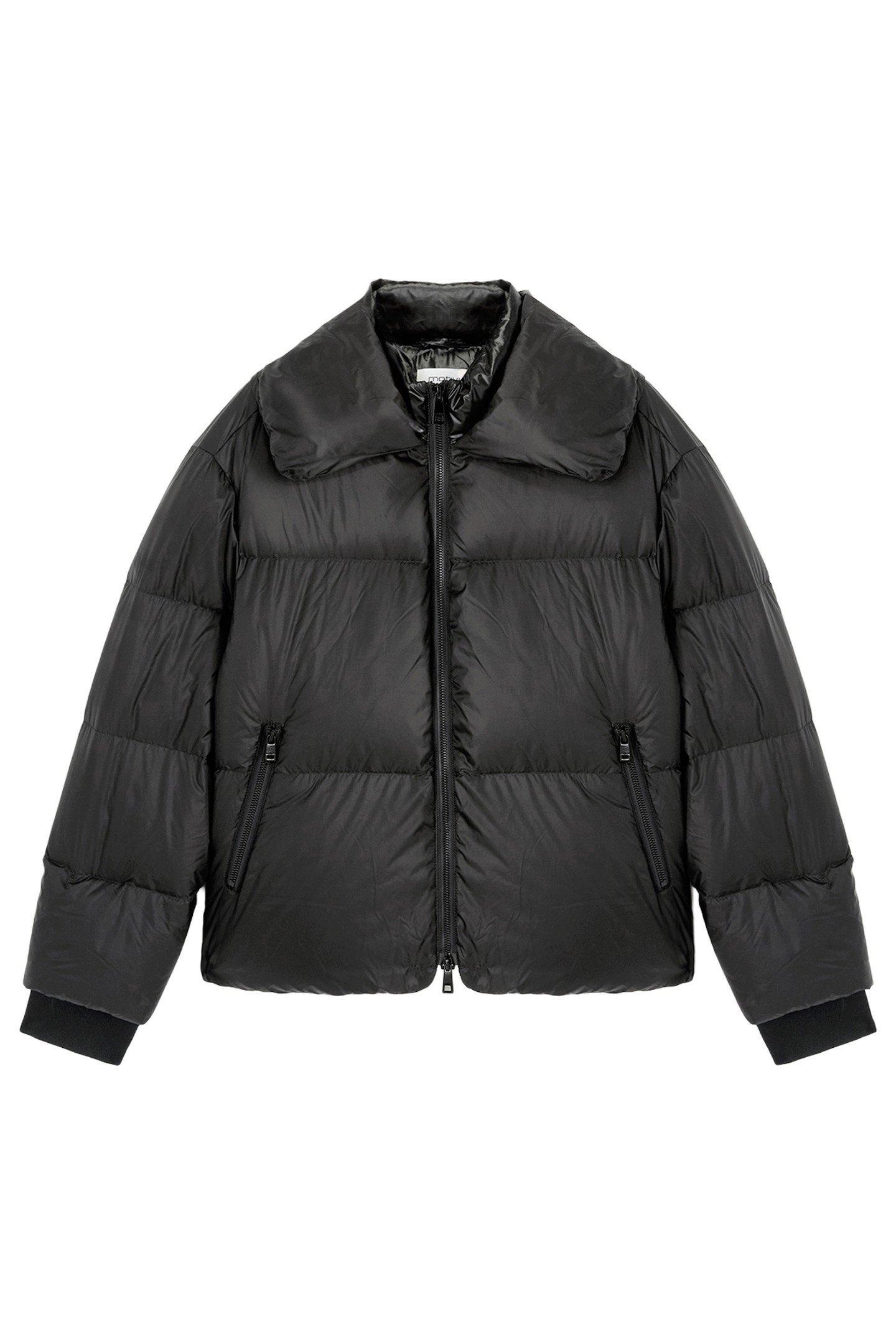BLACK PADDED WINTER JACKET BLACK 3