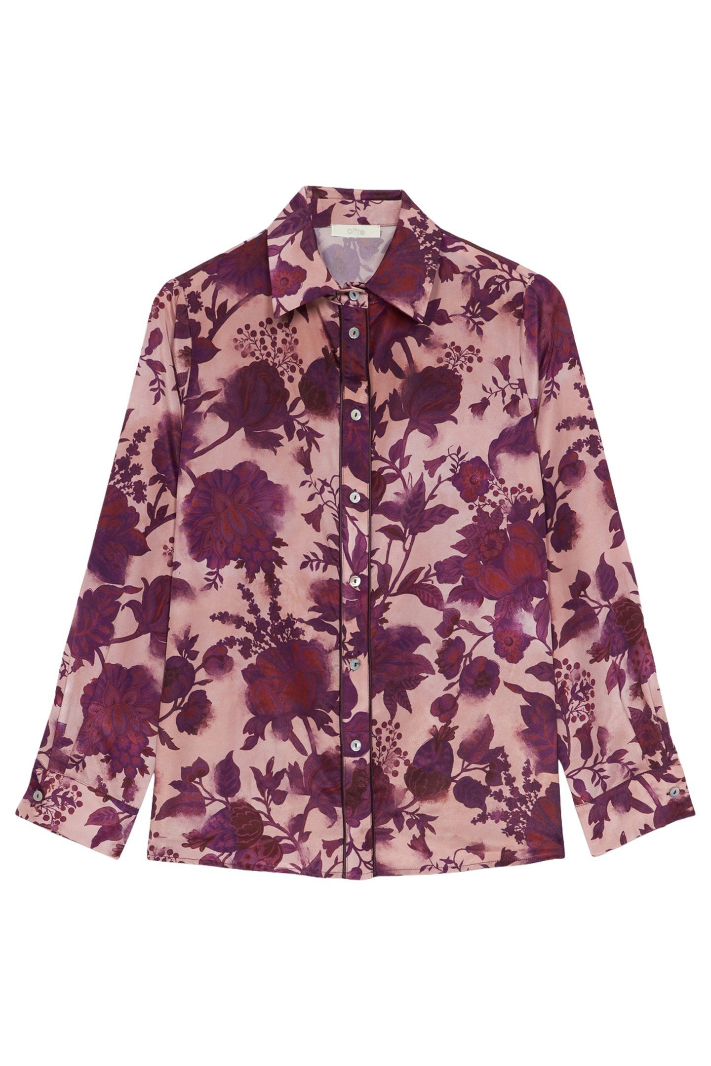 FLORAL PATTERN SHIRT PURPLE 3