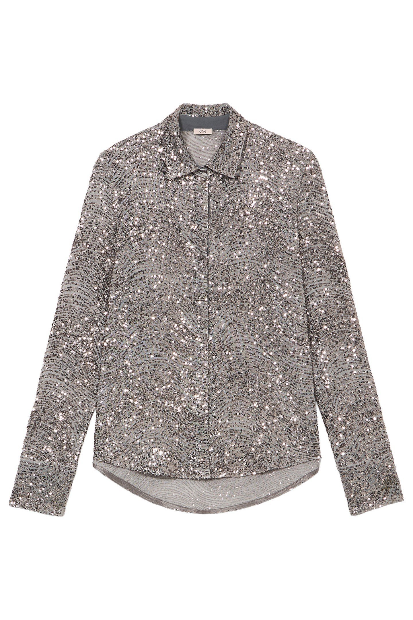 SEQUINED SHIRT GREY 3