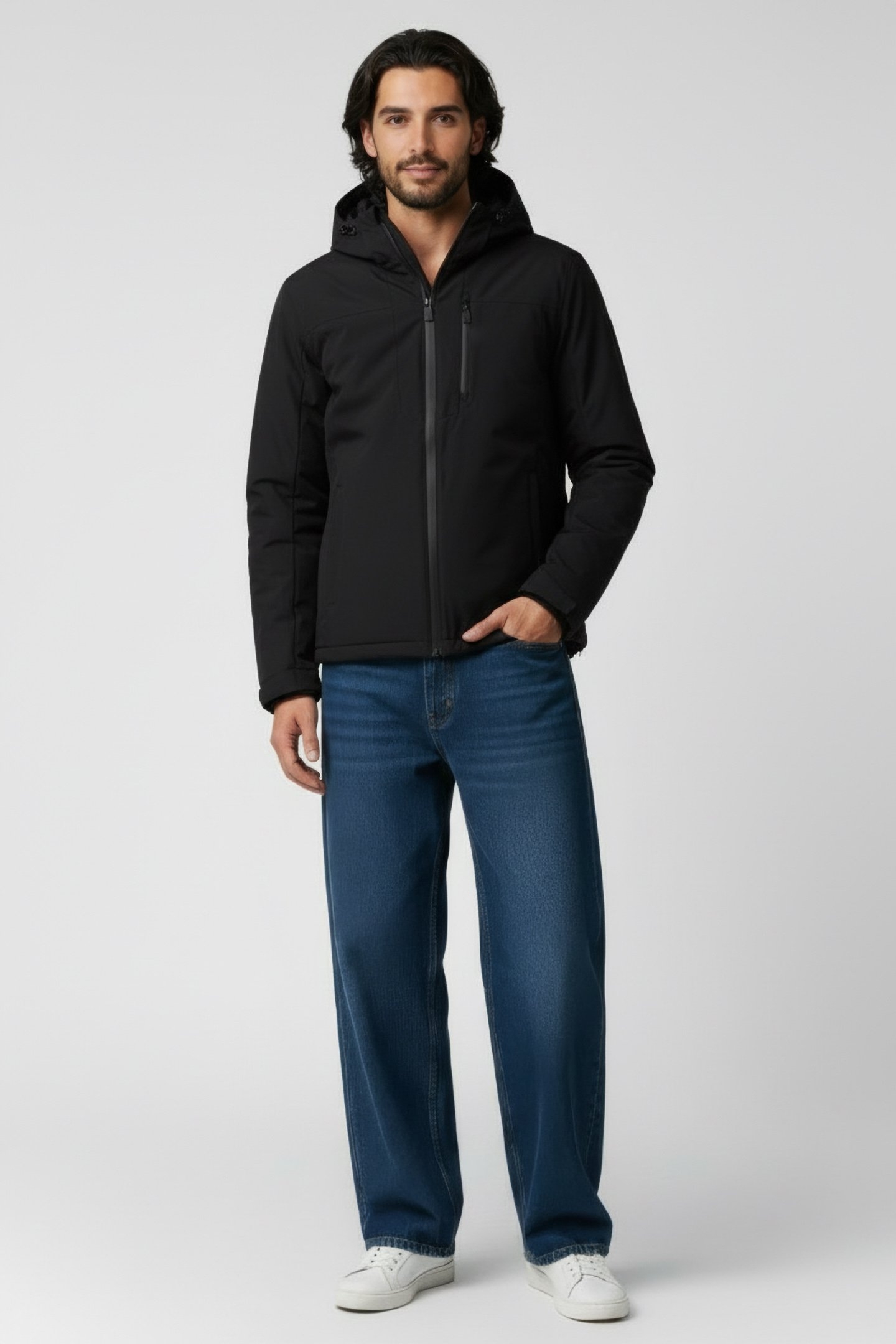 SARALF JACKET BLACK 1