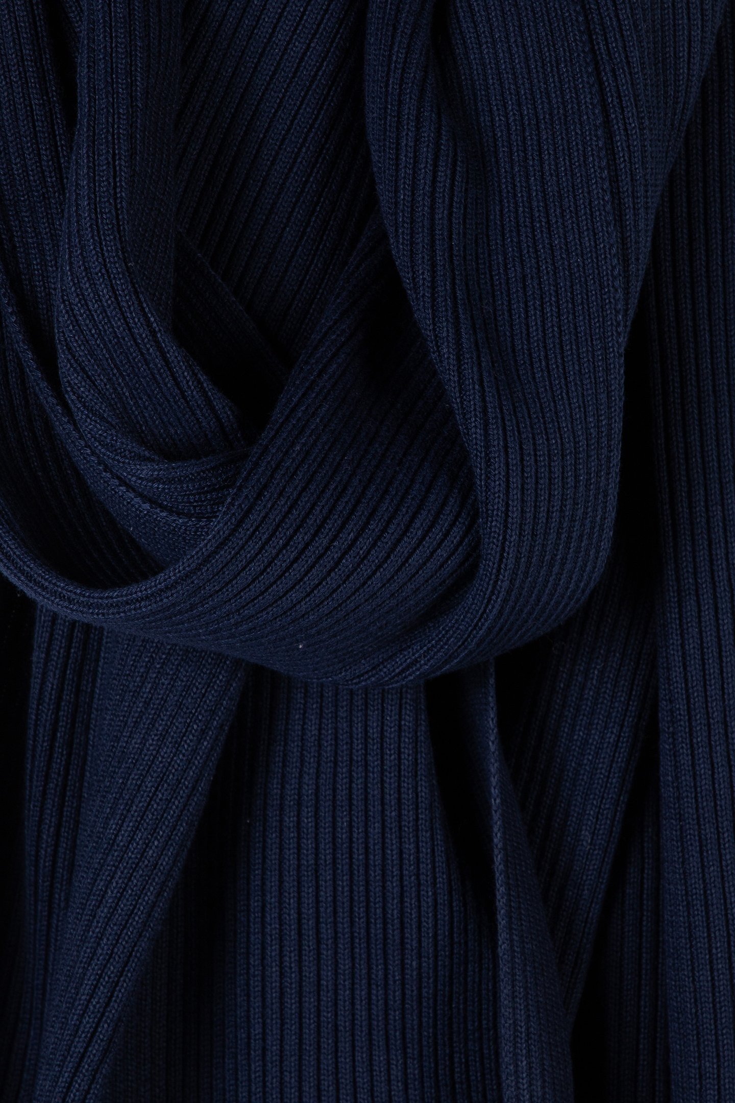 UNISEX THICKALF SCARF DEEP NAVY 3