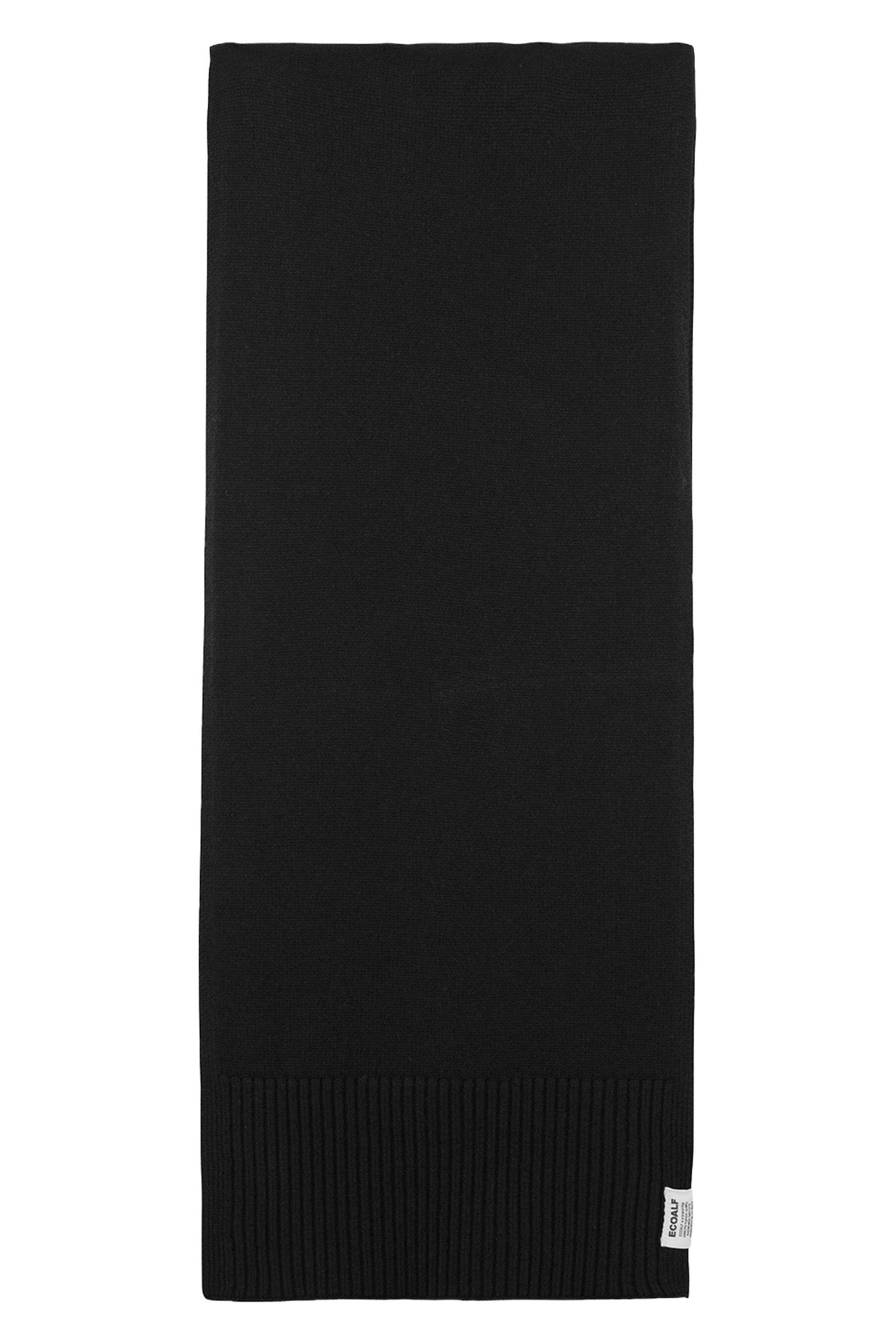 UNISEX WOOLALF SCARF BLACK 1