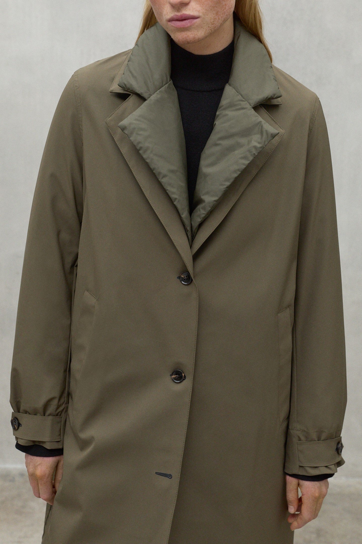 ALBERTALF JACKET DARK KHAKI 4