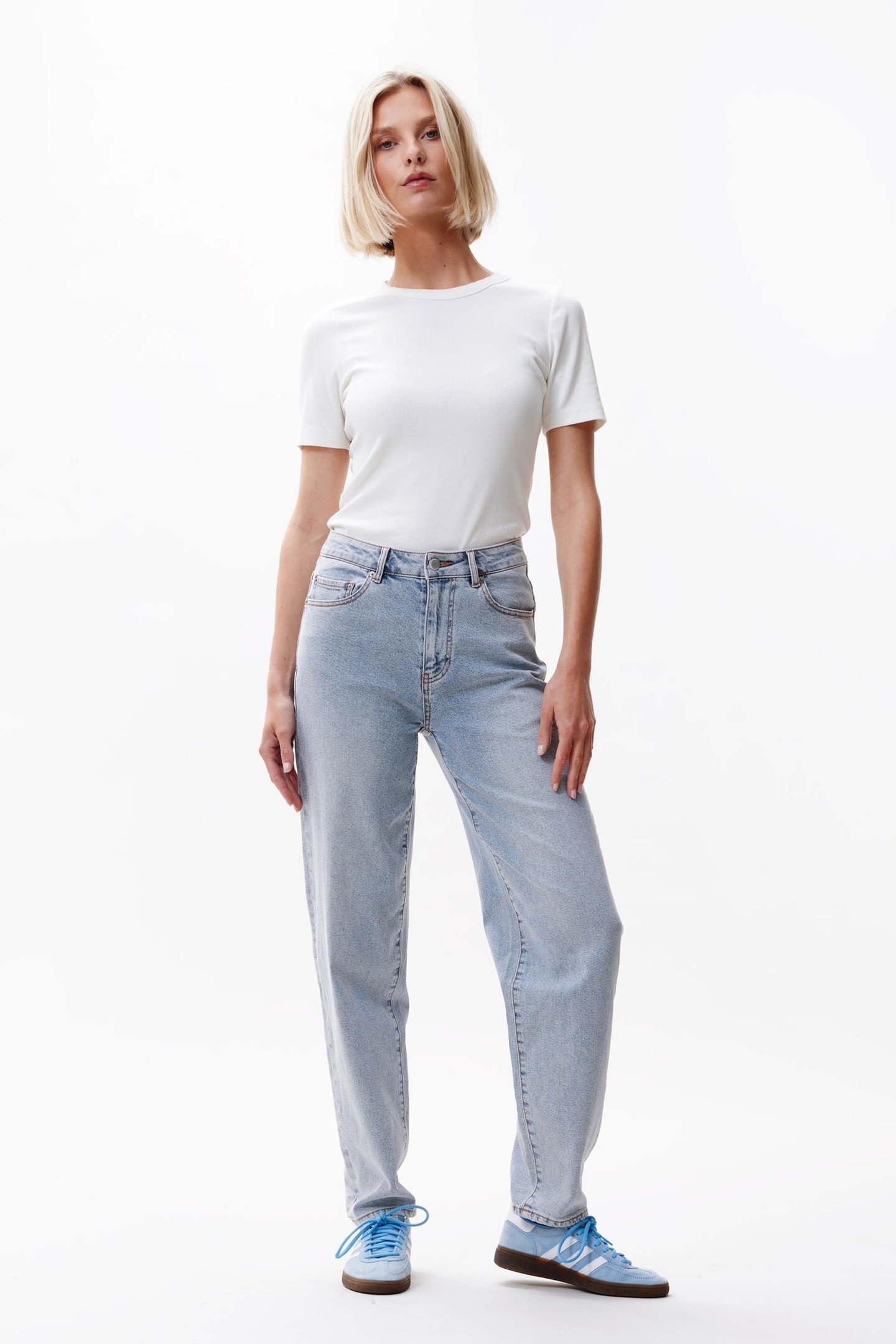 BARREL FIT JEANS BLUE 1