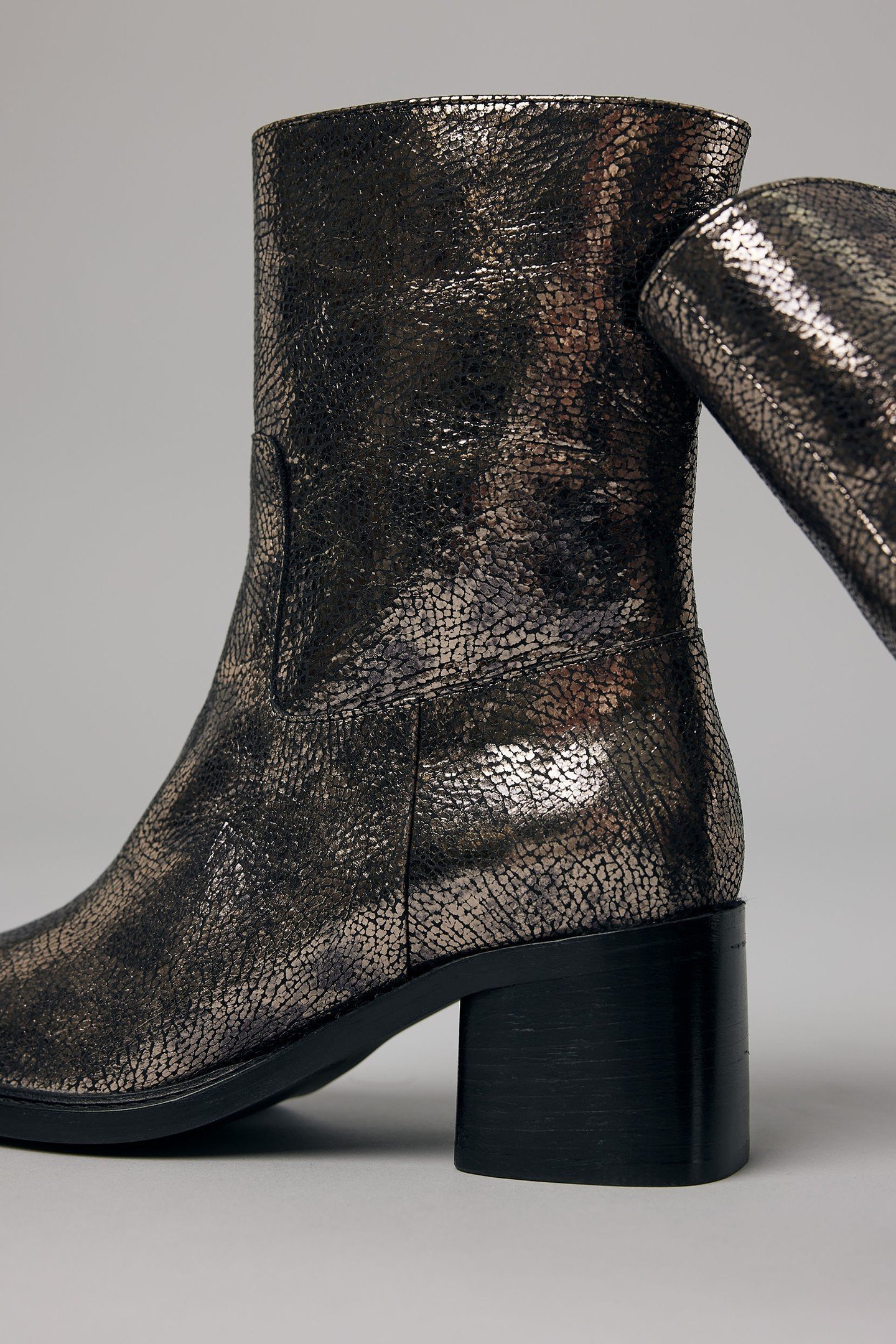 ZOEY CADE ANKLE BOOTS METALLIC 2