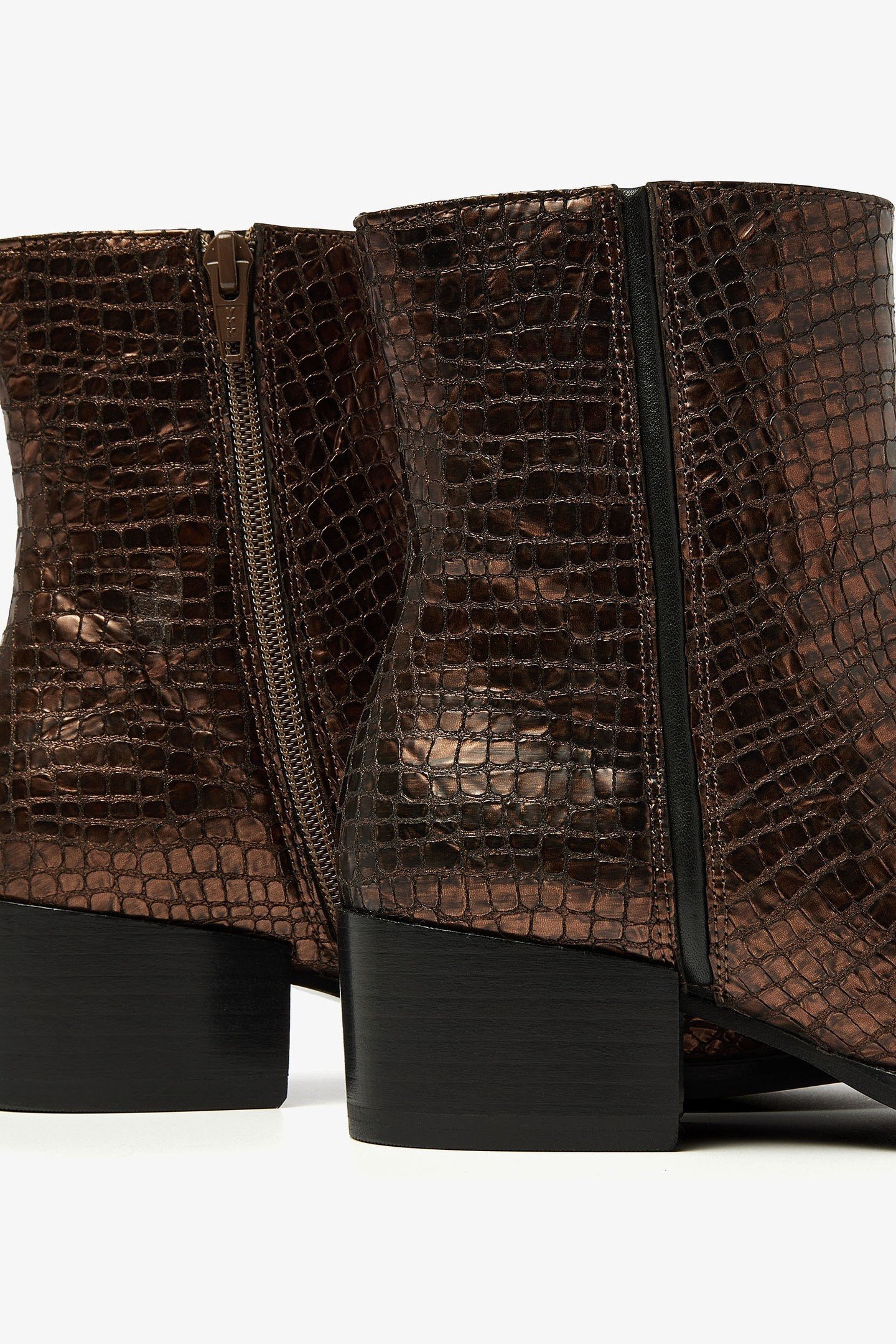 ROSE BAKER ANKLE BOOTS BRONZE 5