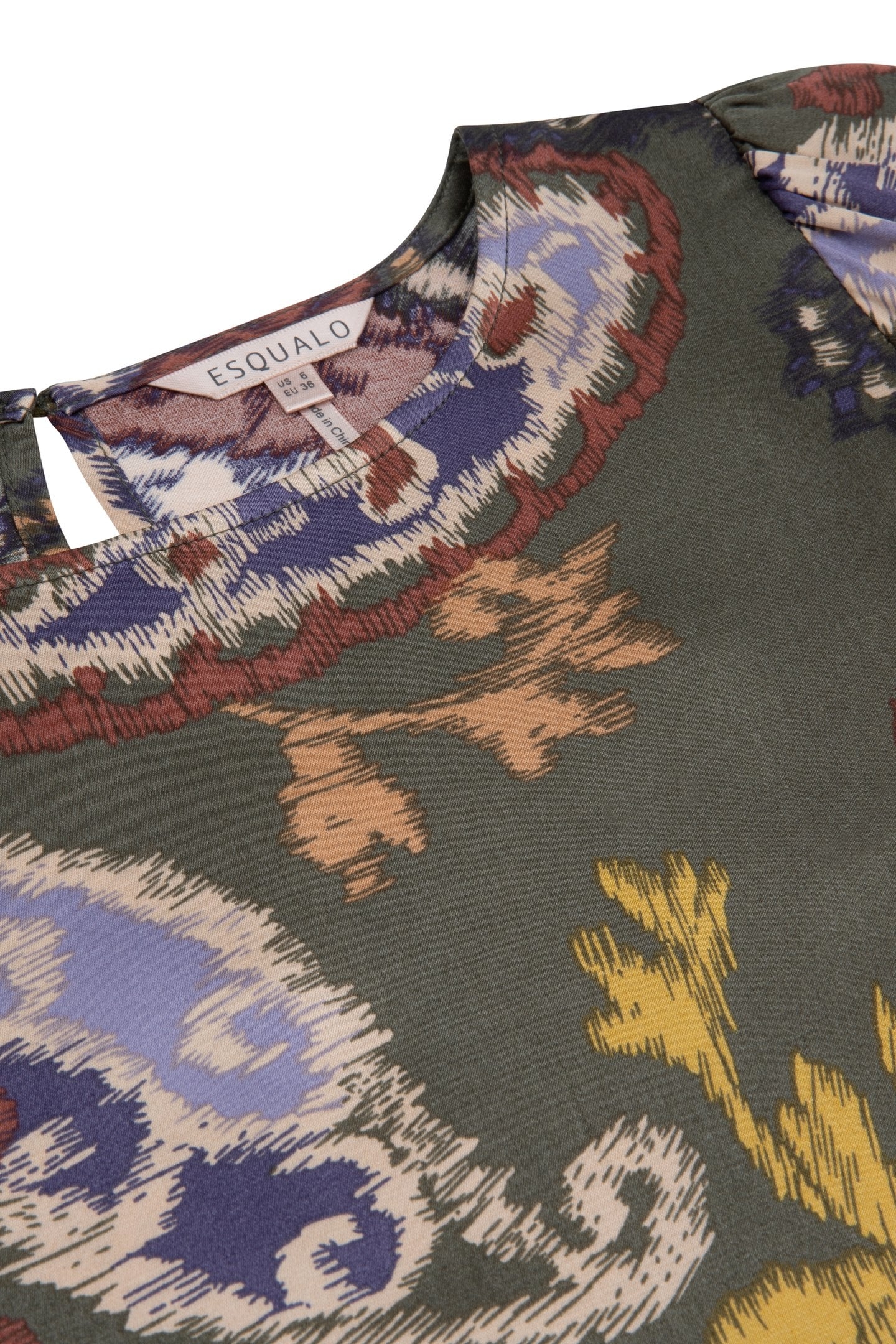 BLOUSE R-NECK ELEMENTS PRINT PRINT 5