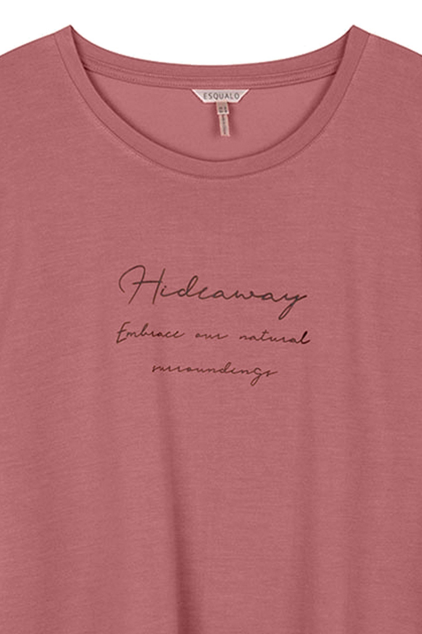 T-SHIRT MODAL PRINT "HIDEAWAY" VINTAGE ROSE 2
