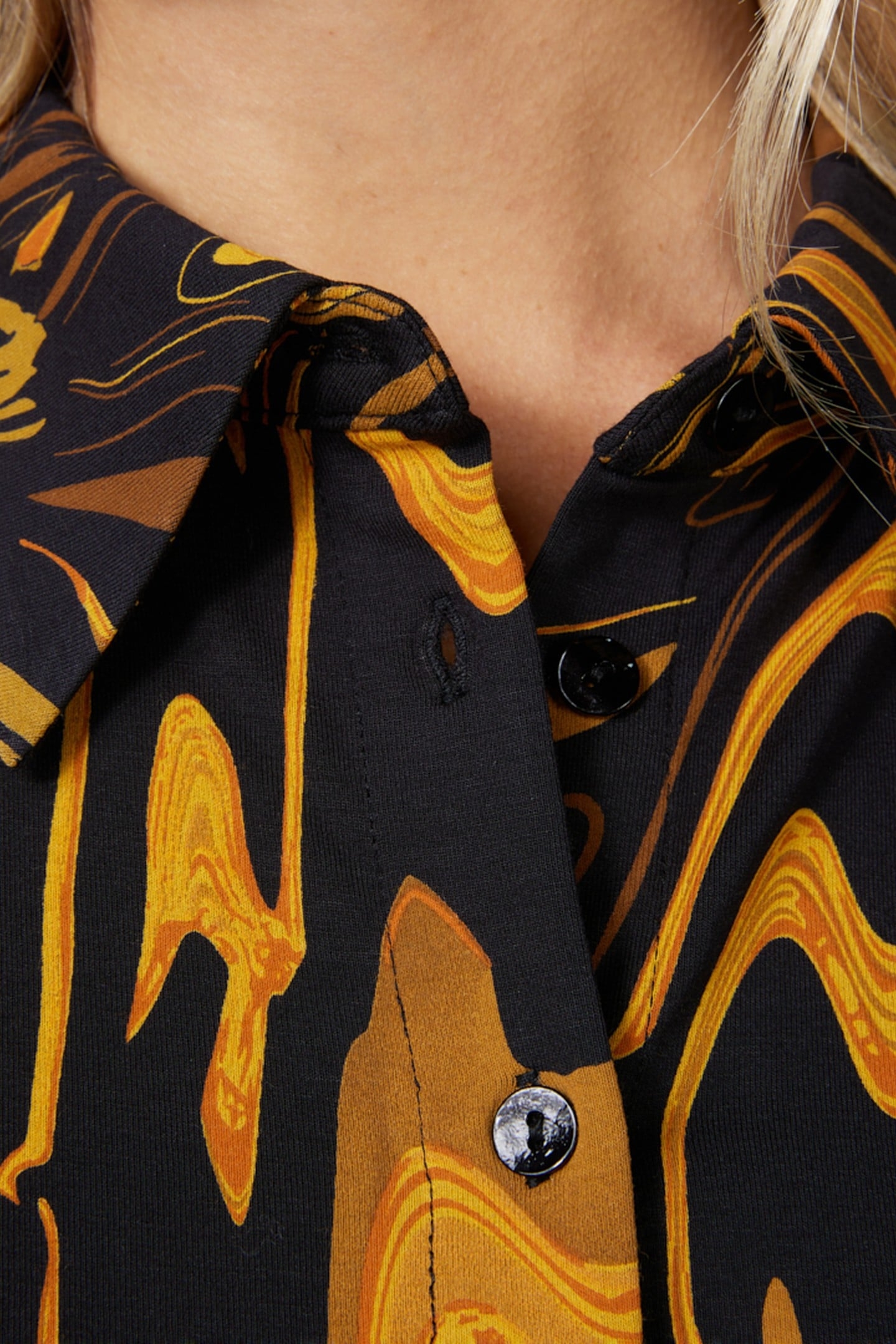 BLOUSE BASIC SWIRL PRINT PRINT 8