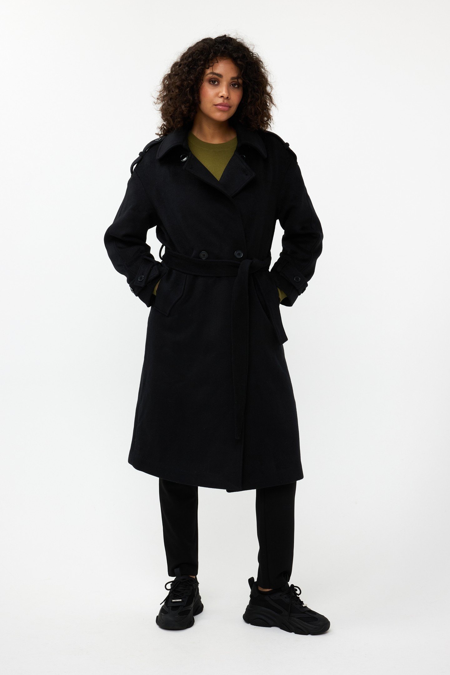 COAT TRENCHCOAT BLACK 2