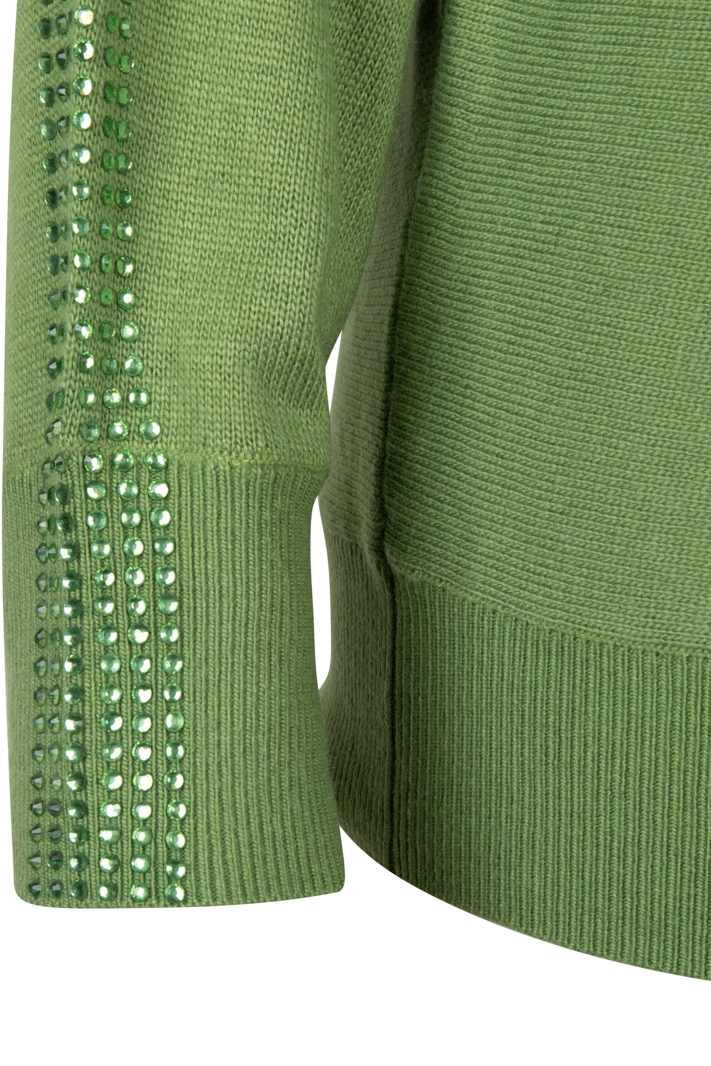 SWEATER SLEEVE STUDS FOREST GREEN 8
