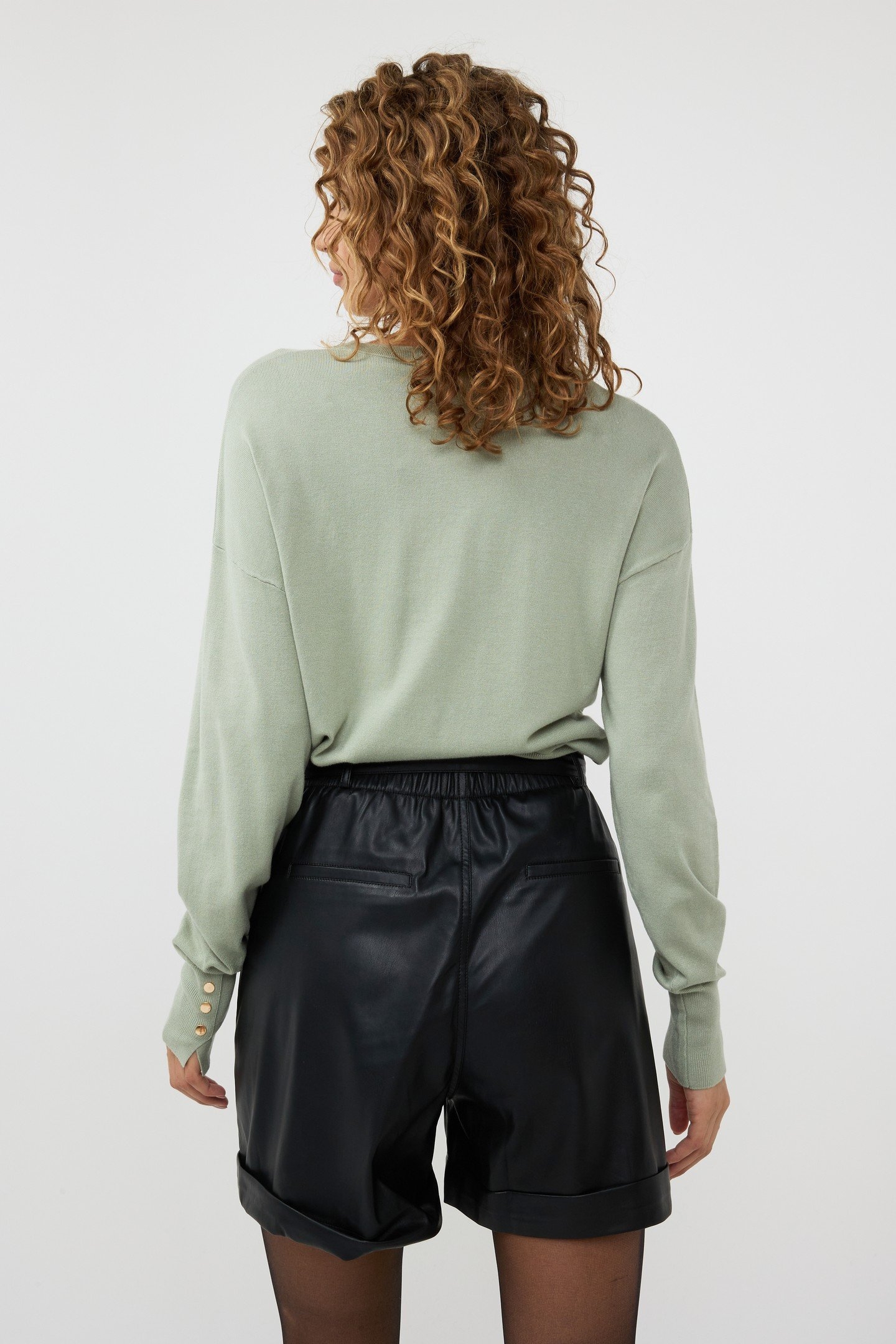 SWEATER R-NECK BASIC KNIT JADE 3