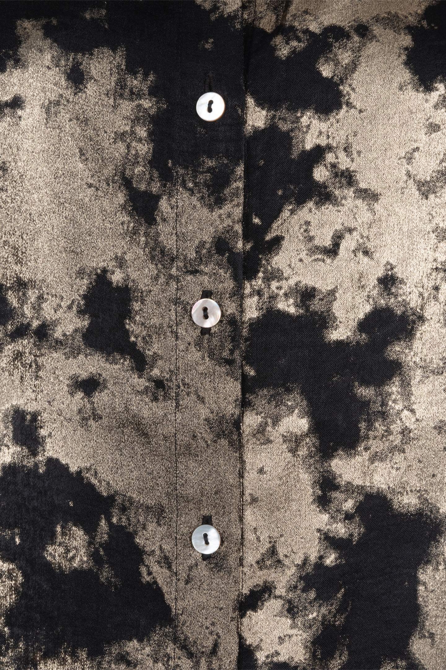 BLOUSE V-NECK LAMEE BLACK 8