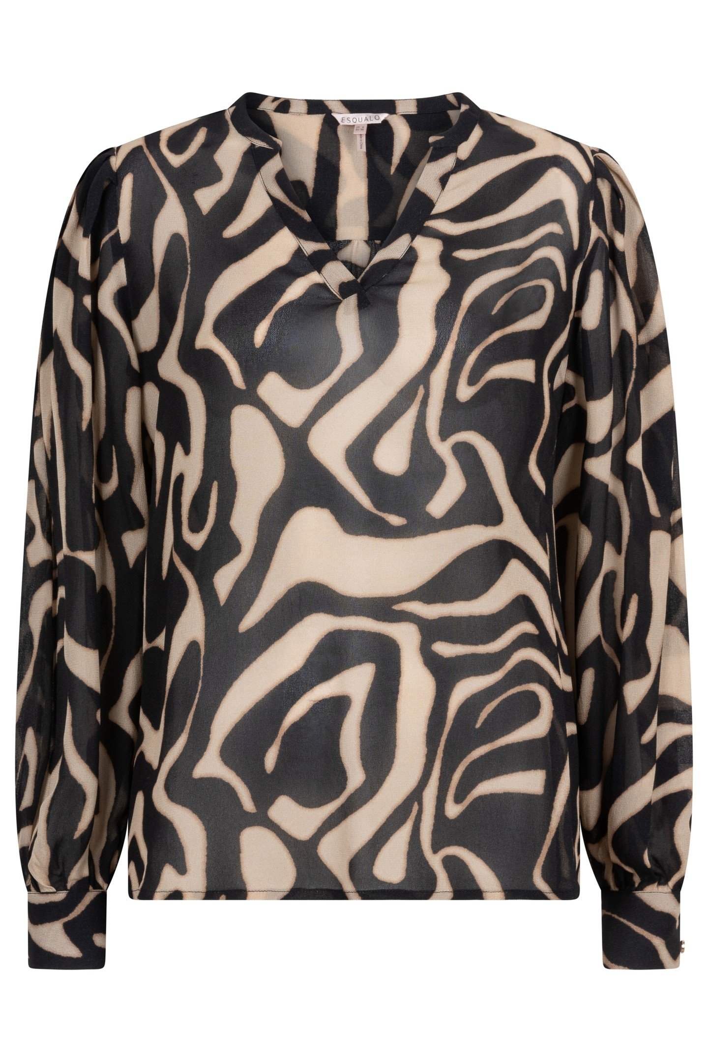 BLOUSE V-NECK HARMONY PRINT 3