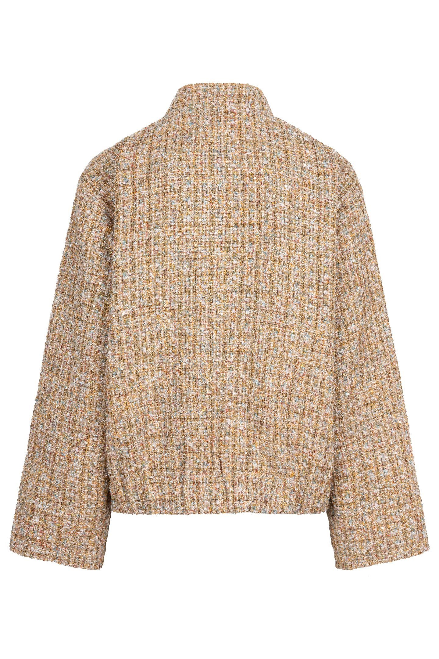 JACKET BOMBER TWEED GOLD 5