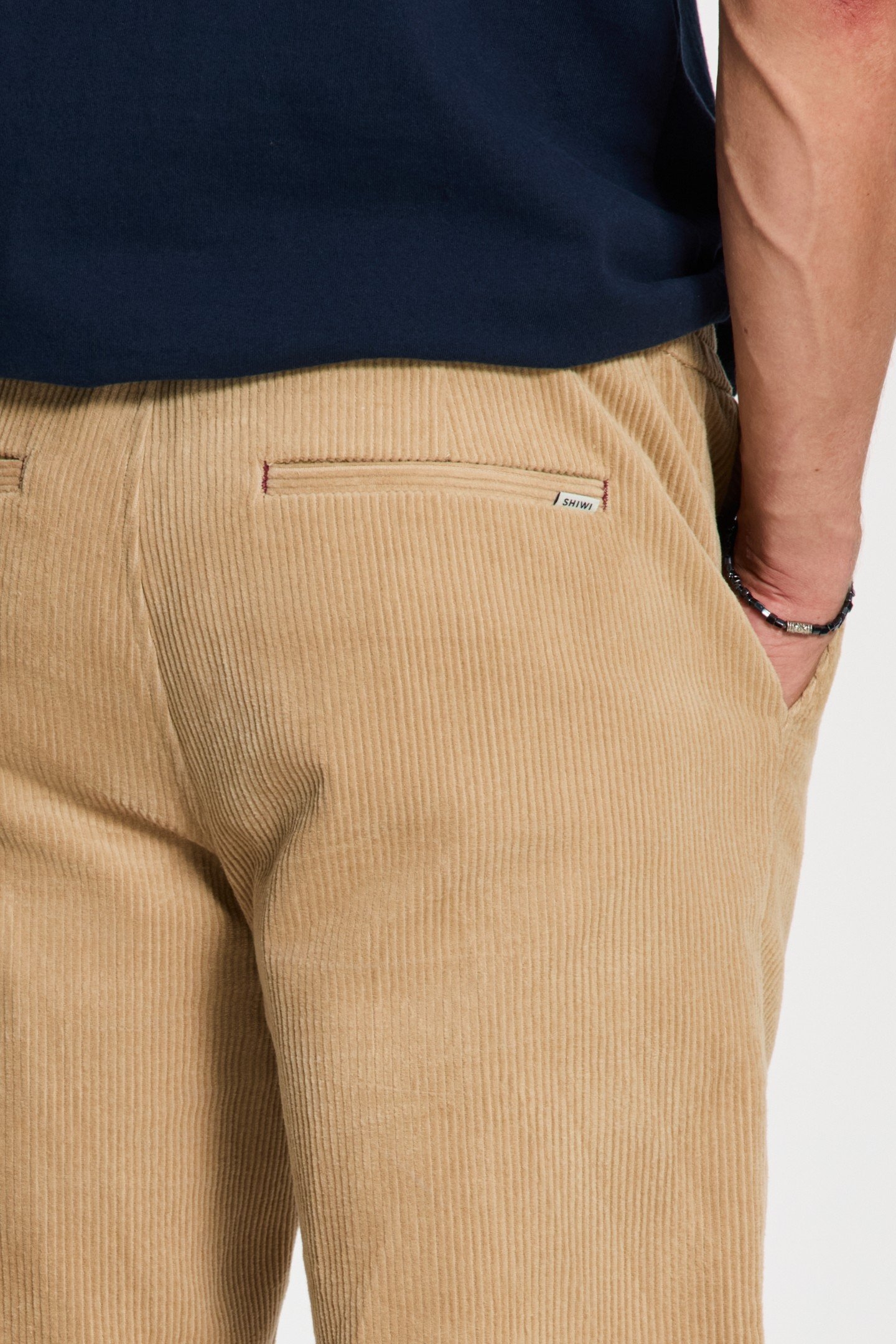 ALAN CORDUROY STRAIGHT FIT TROUSERS BEIGE CLAY 6