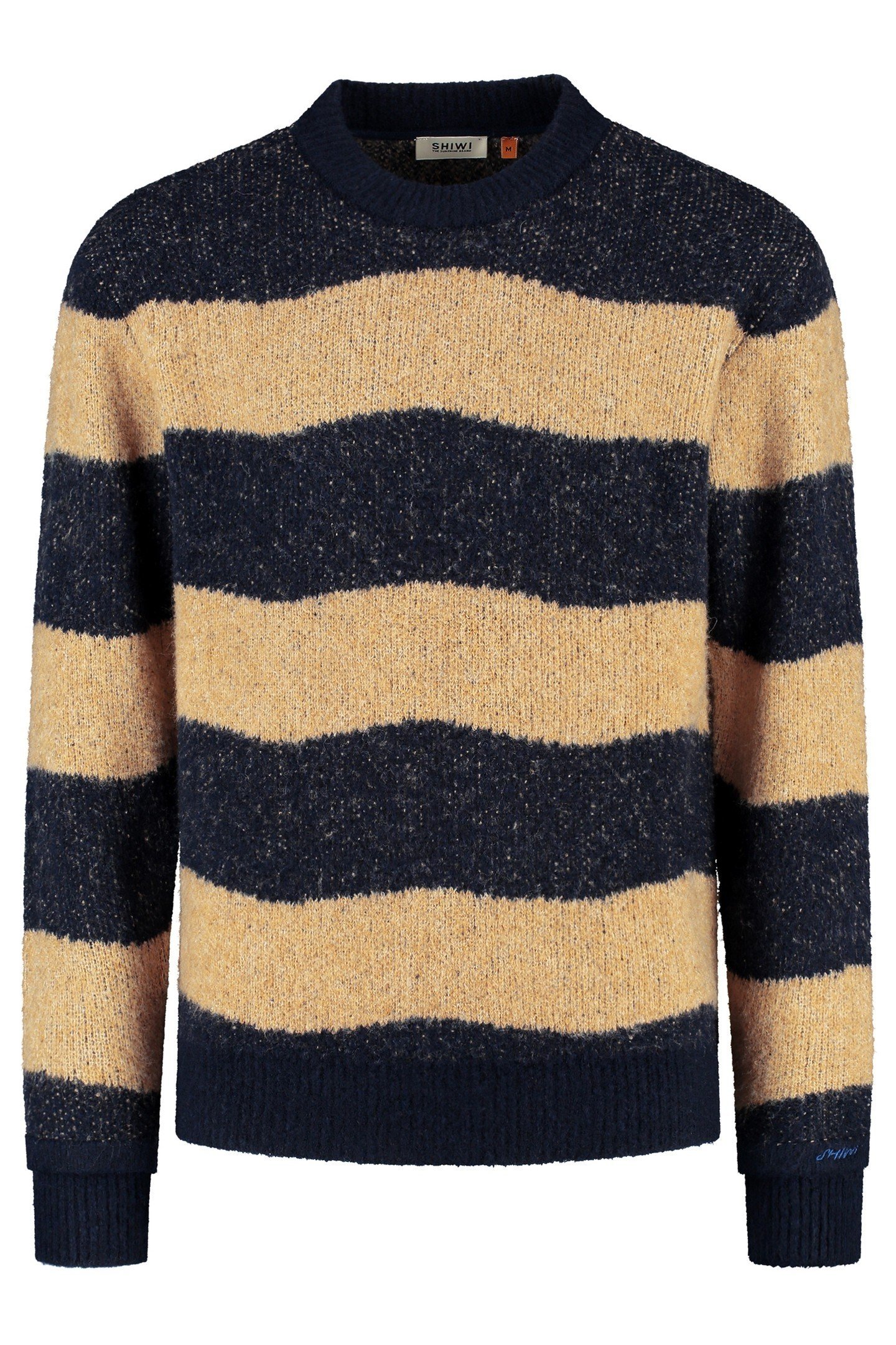 PIKE RELAXED FIT WAVE PULLOVER BLUE CLAY WAVE 6