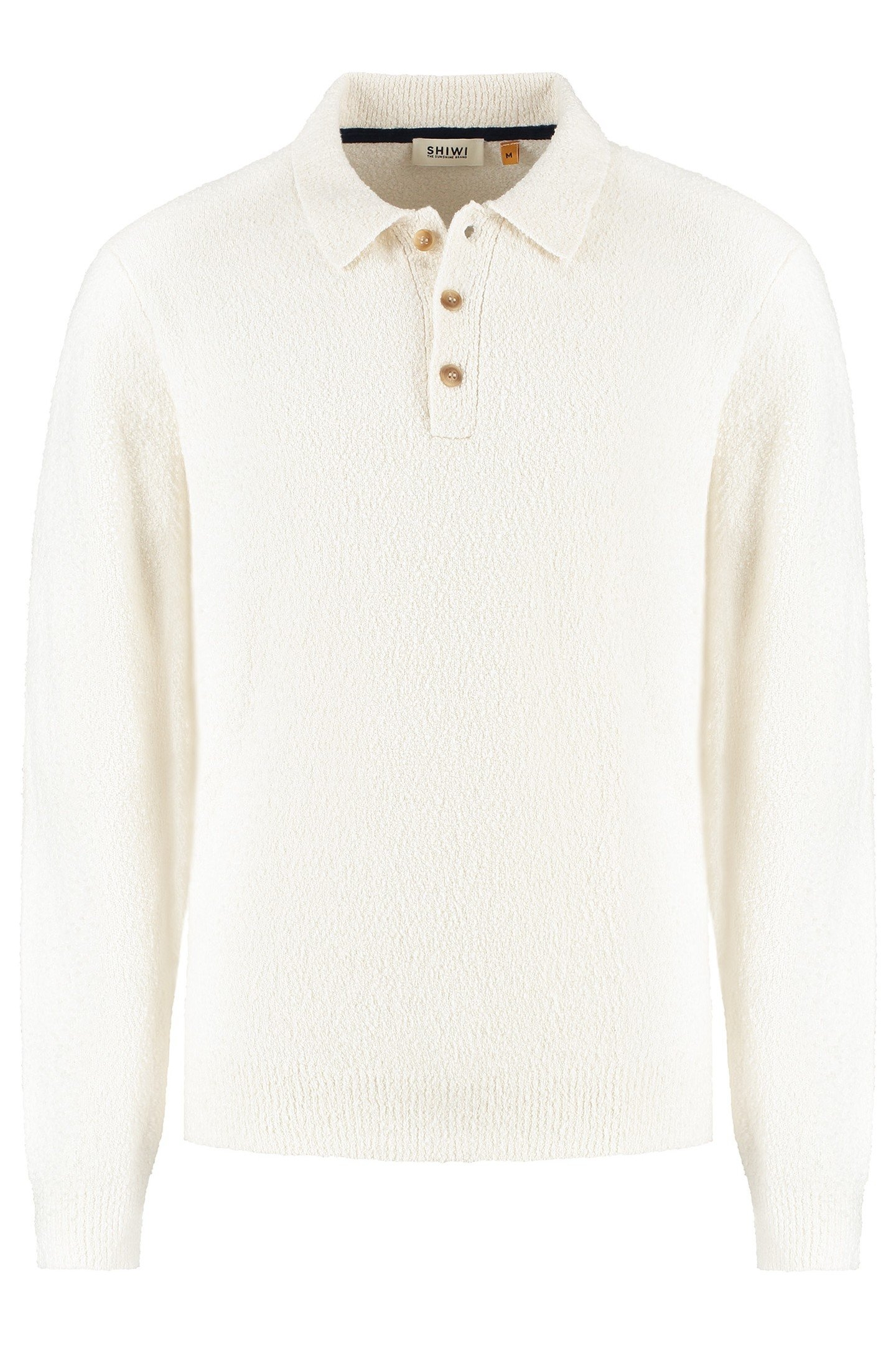 PENN REGULAR FIT BOUCLE POLO WHITE 4