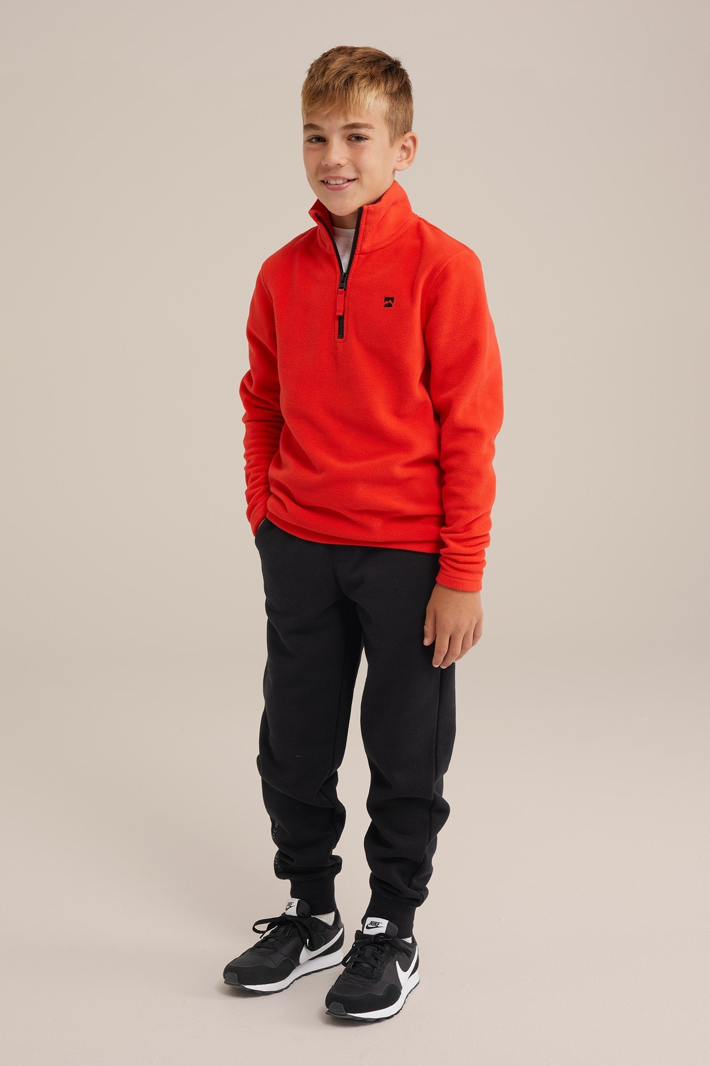 BOYS THERMAL SET BRIGHT ORANGE 3