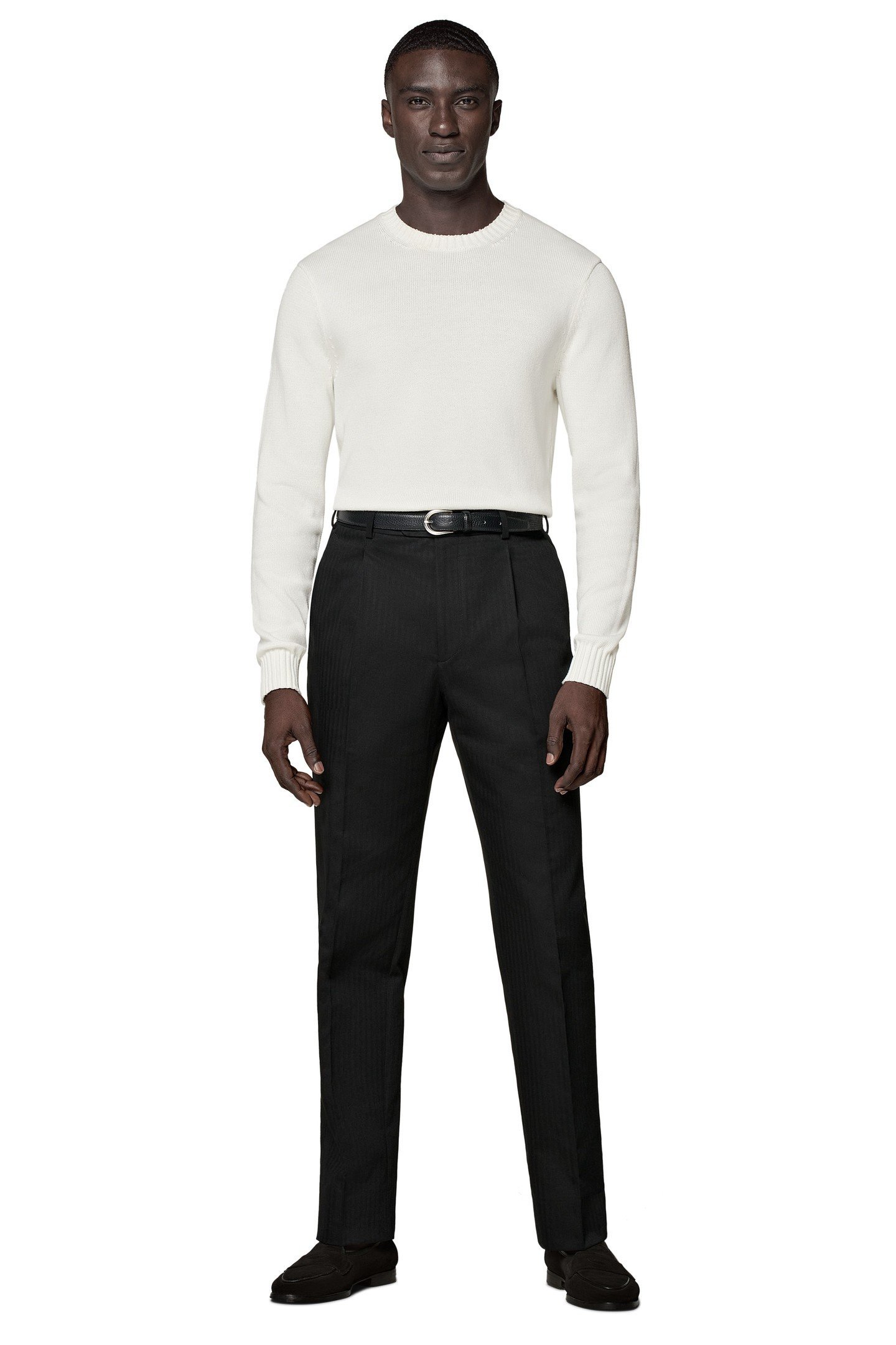 FIRENZE BLACK HERRINGBONE BLACK 5