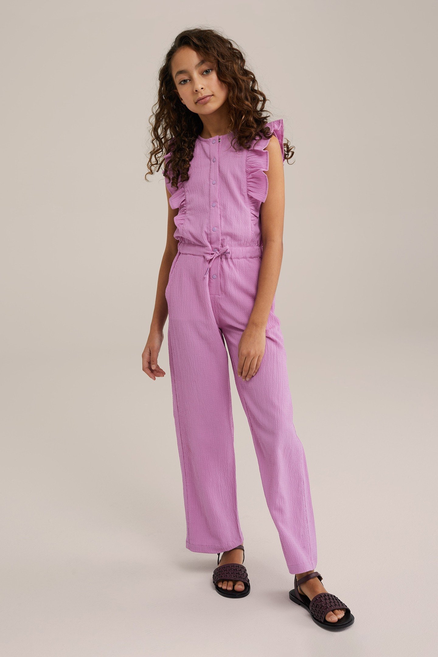 GIRLS JUMPSUIT LIGHT PURPLE 1