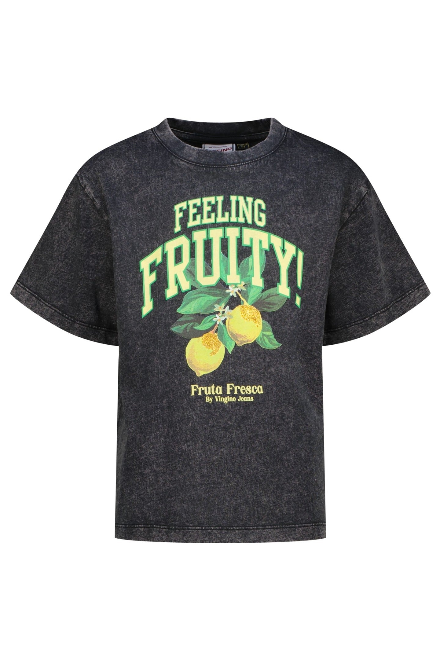 GIRLS HEIKE T-SHIRT WASHED BLACK 1