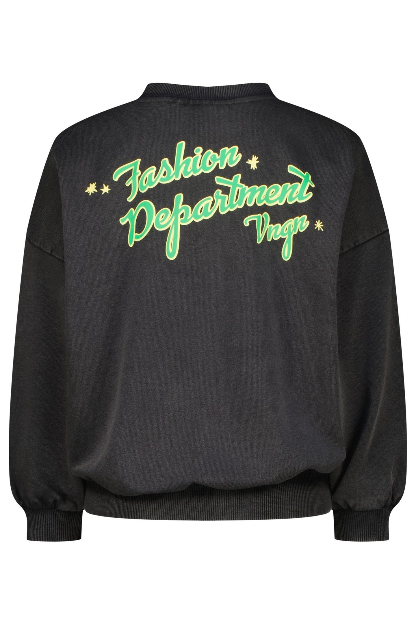 GIRLS NADJA SWEATER WASHED BLACK 2