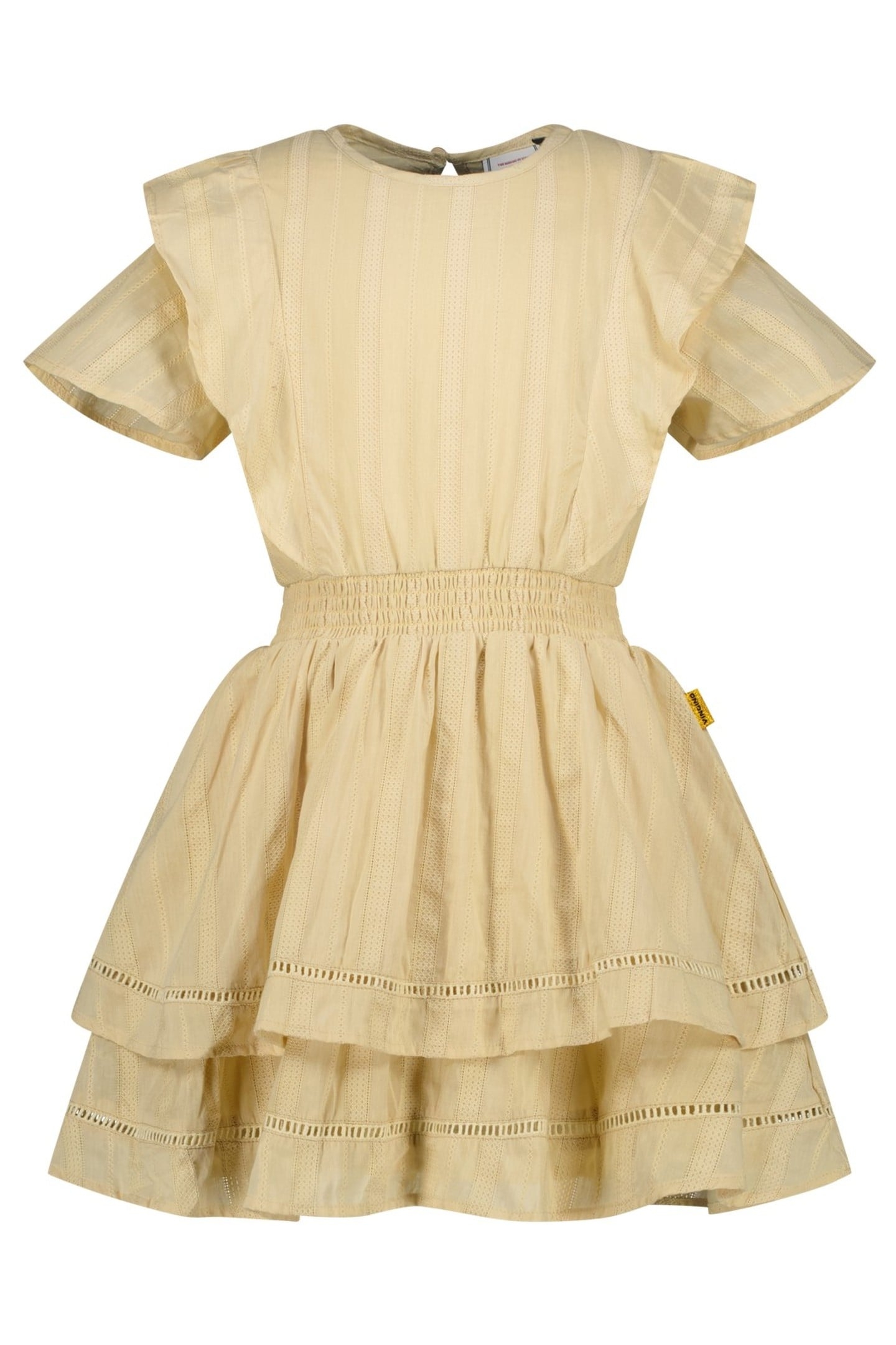 GIRLS POUA MIDI DRESS PEBBLE 1