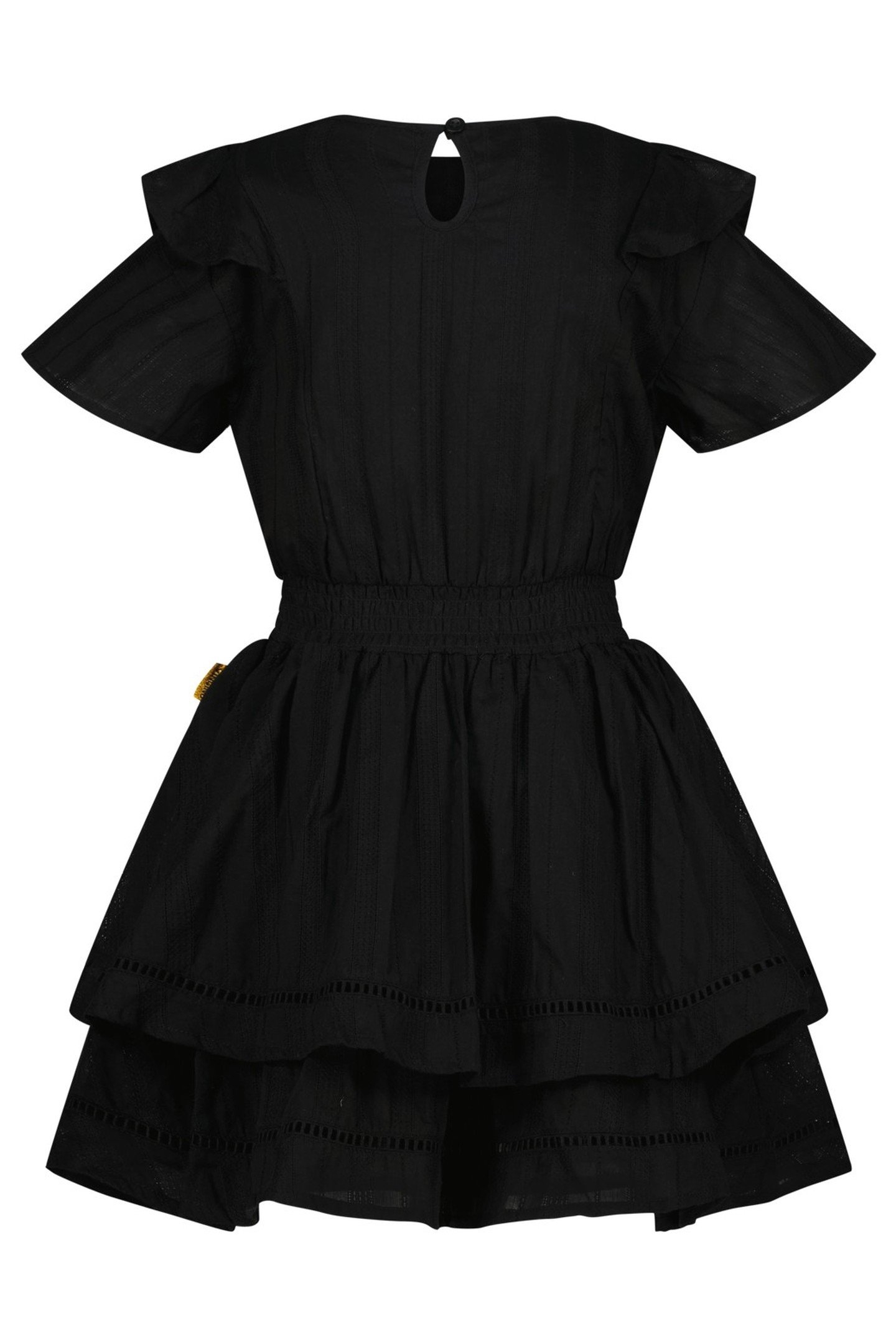 GIRLS POUA MIDI DRESS DEEP BLACK 2