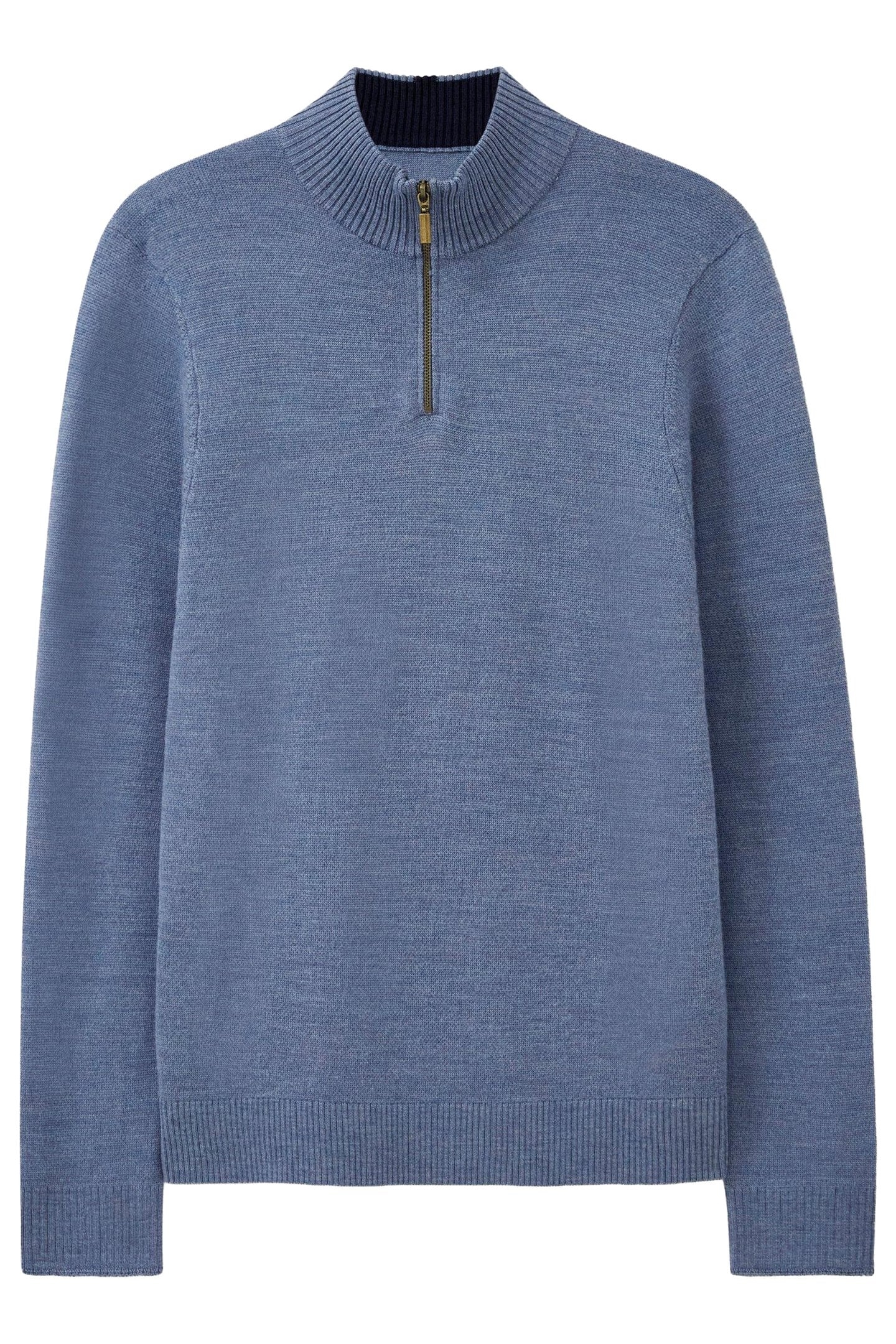 NEWPORT MERINO FUNNEL CHAMBRAY BLUE 4