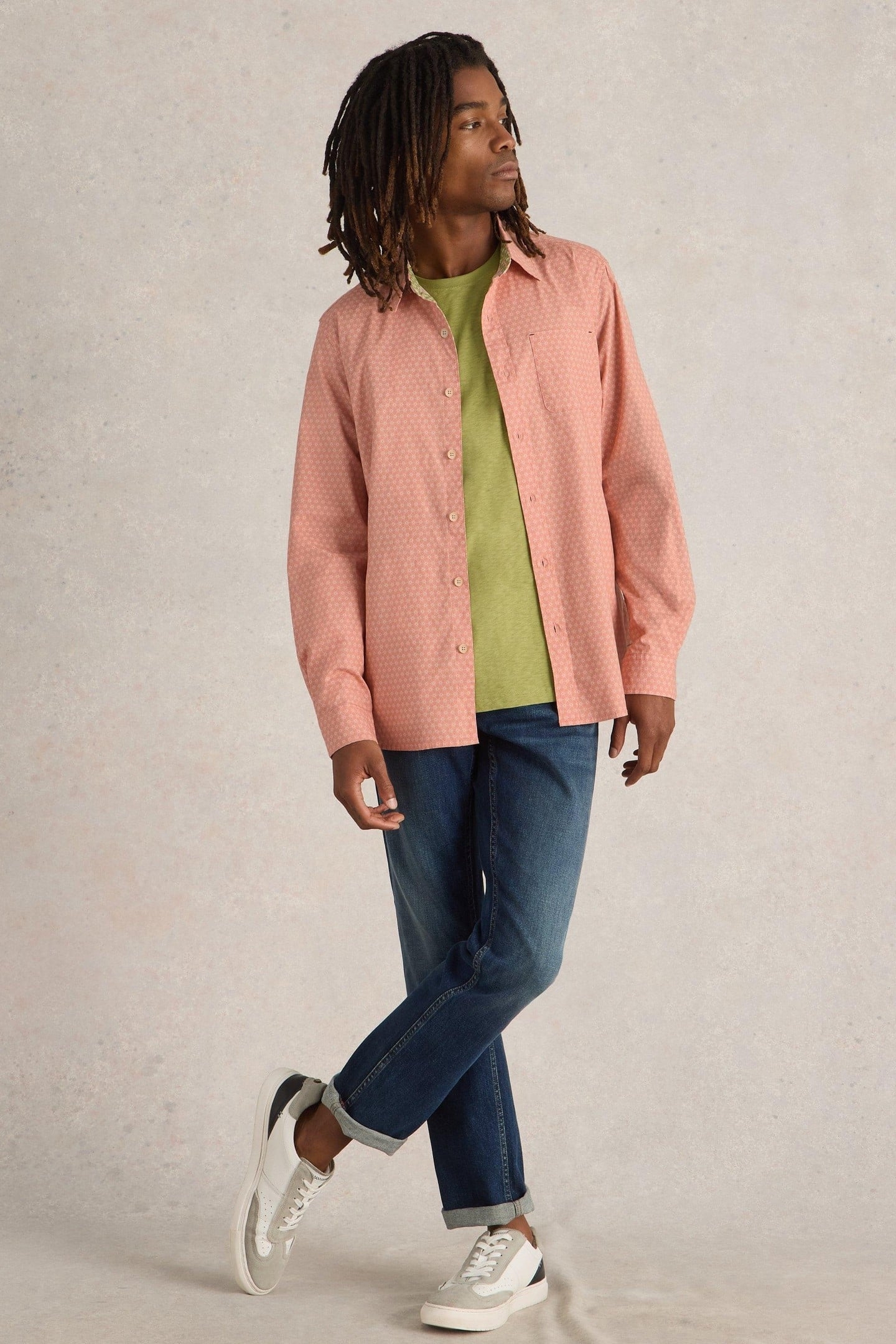 MINI FLOWER PRINTED SHIRT PINK PRINT 2