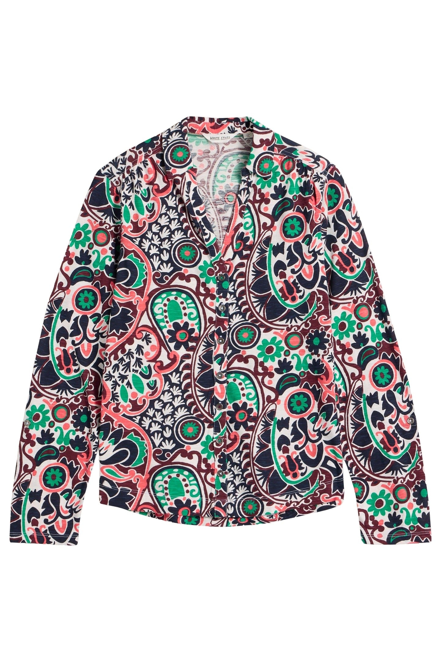 ANNIE JERSEY SHIRT NATURAL PRINT 4